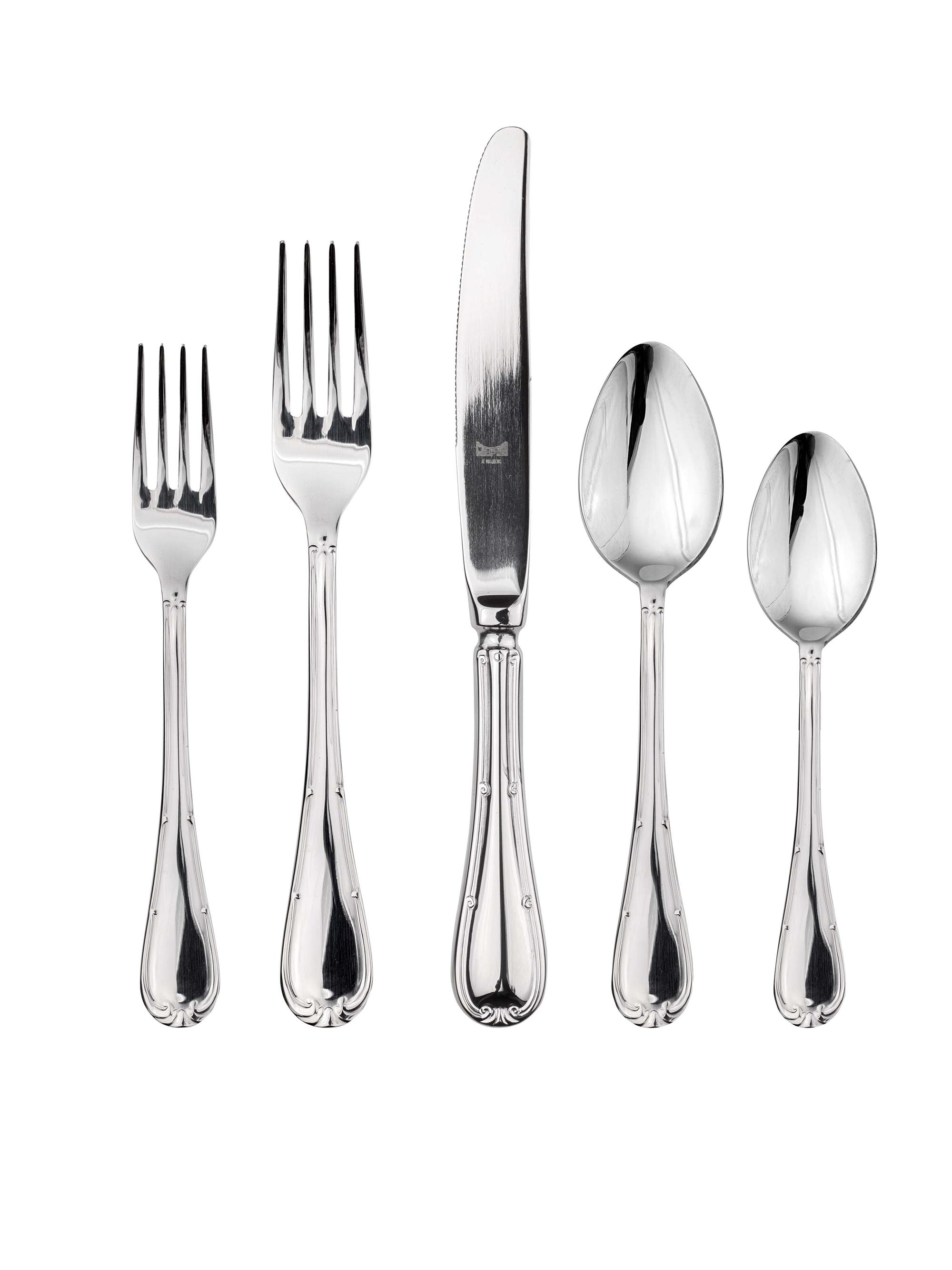 Mepra Raffaello 5-Piece Cutlery Set - Silver
