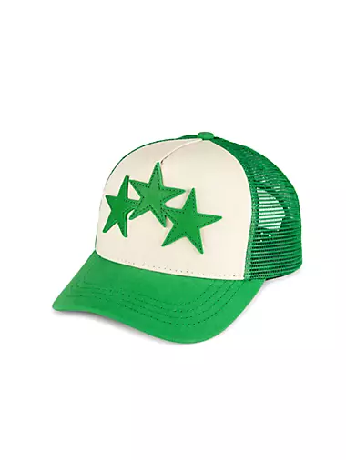 Kid's 3 Star Patch Trucker Hat