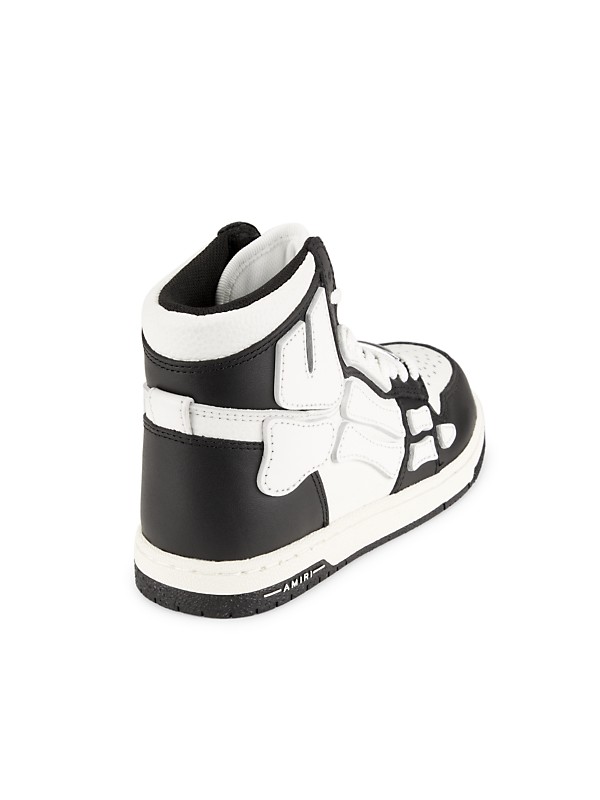 Shop Amiri Kid's Skeleton Leather High-Top Sneakers | Saks Shop Amiri Kid's Skeleton Leather High-Top Sneakers | Saks