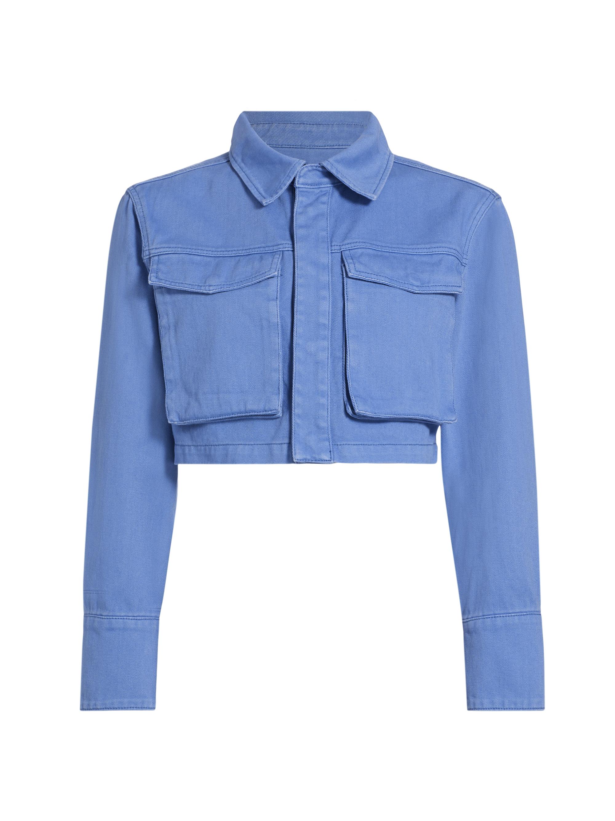 Splendid Breck Cropped Chambray Jacket | Saks Fifth Avenue