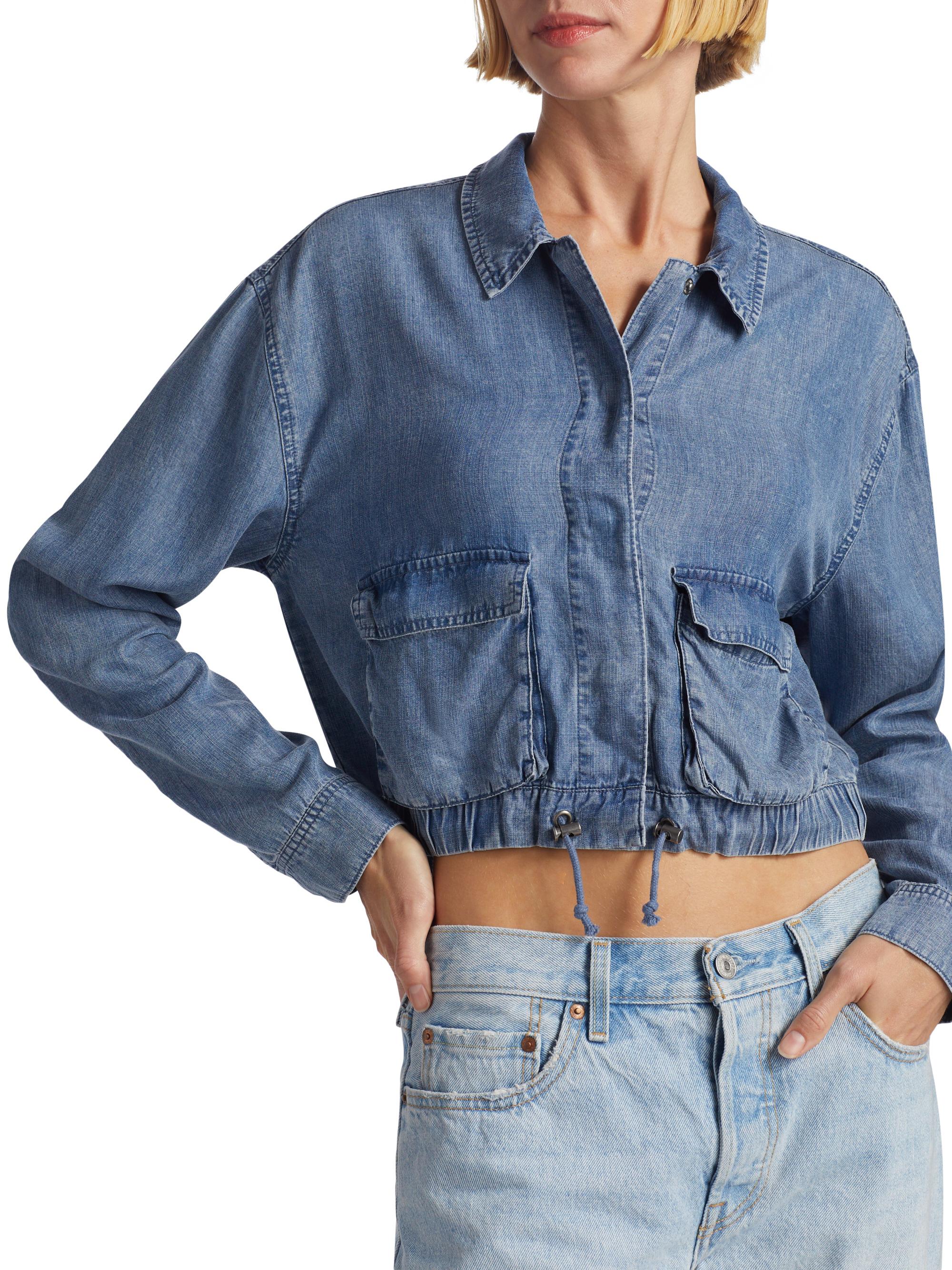 AMERI　OVER CHAMBRAY JACKET COAT OVER CHAMBRAY JACKET COAT AMERI vintage