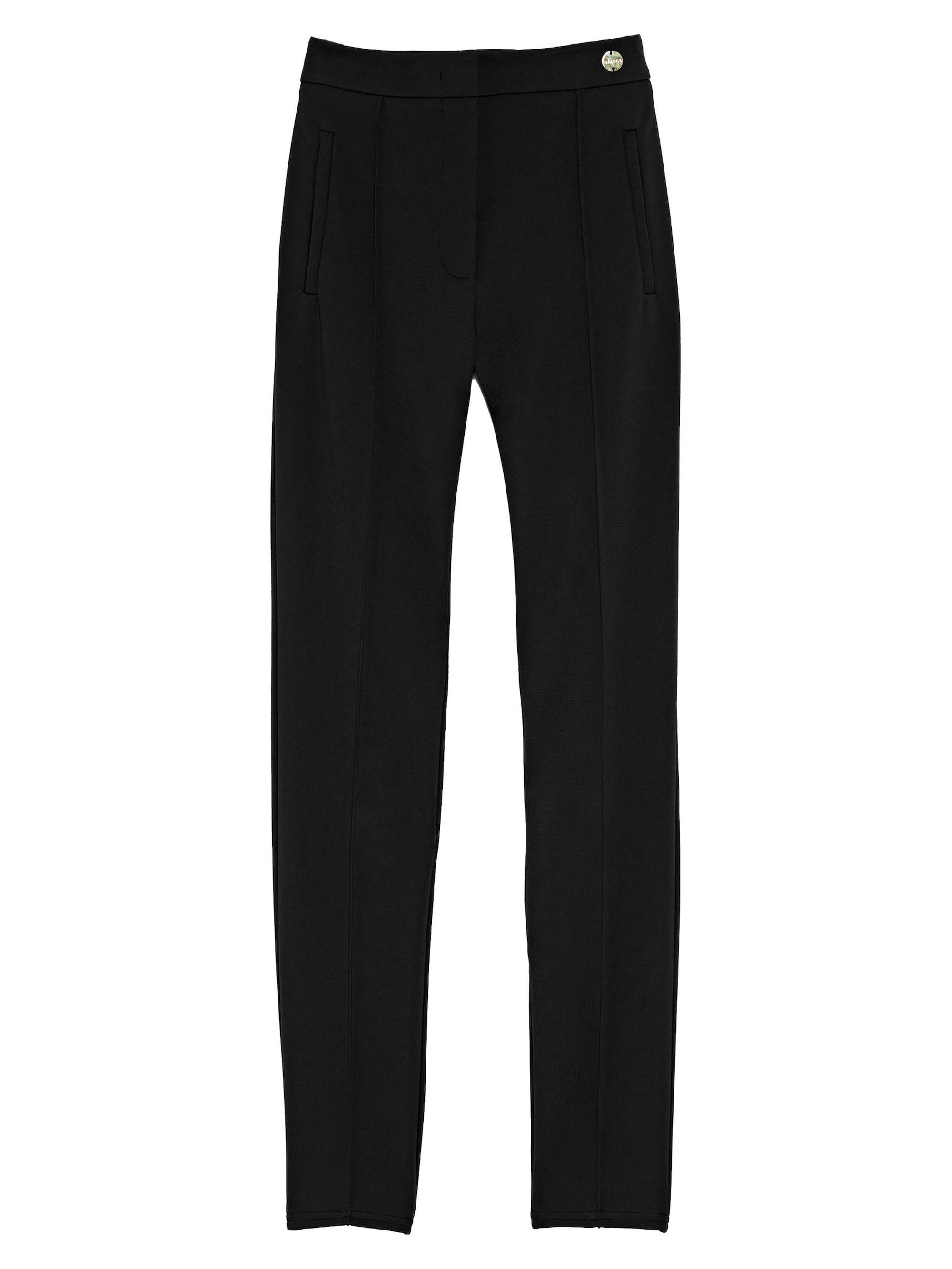 Callas Milano Women's Cortina Slim Leg Trousers W Zip Pockets - Black