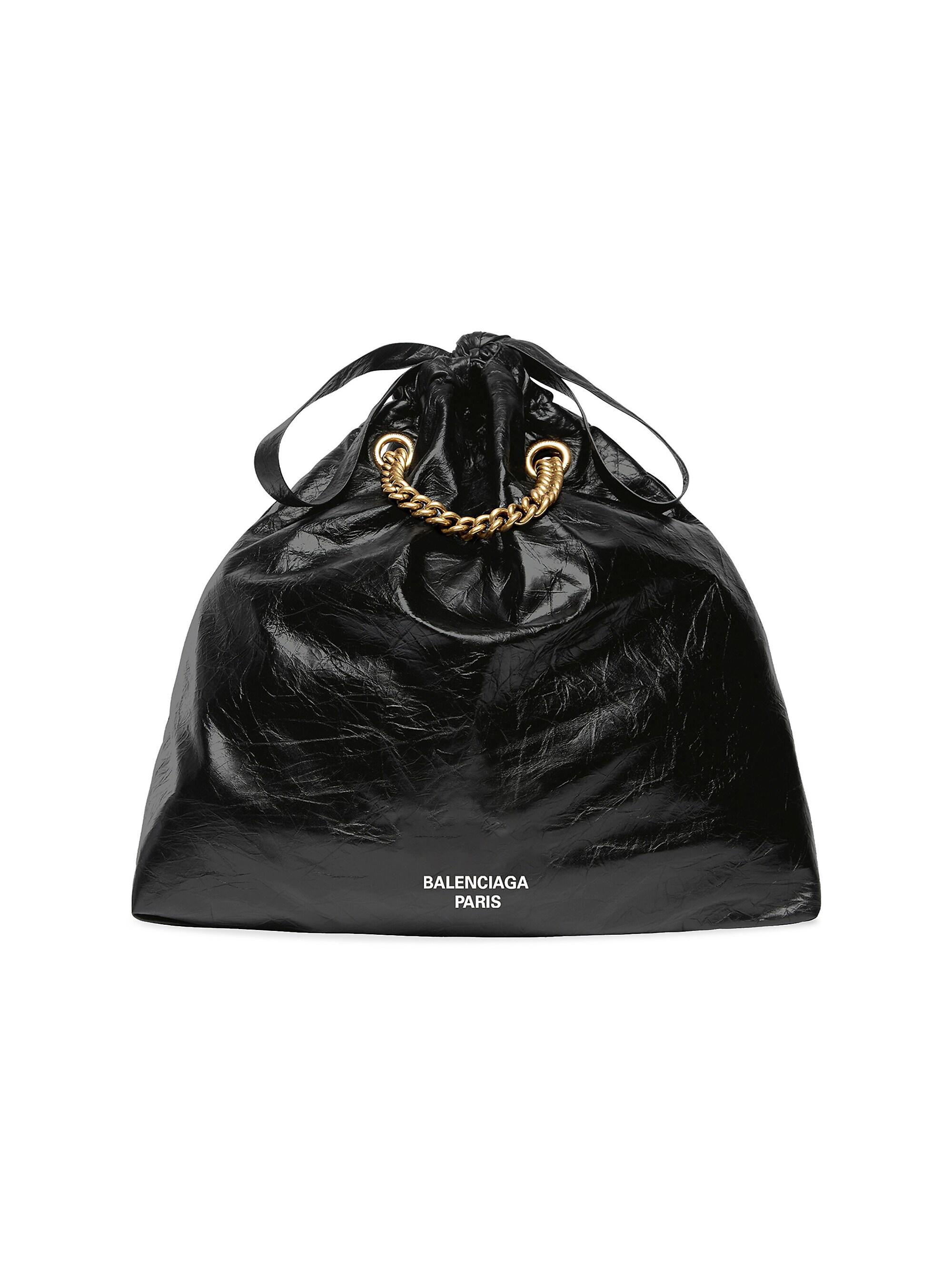 Balenciaga Women's Crush  Tote Bag - Black