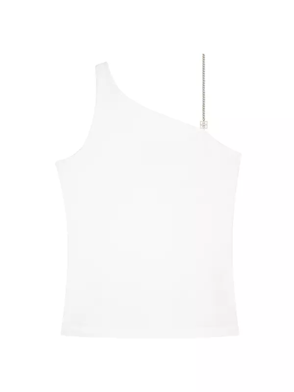 Givenchy White Chain Tank Top