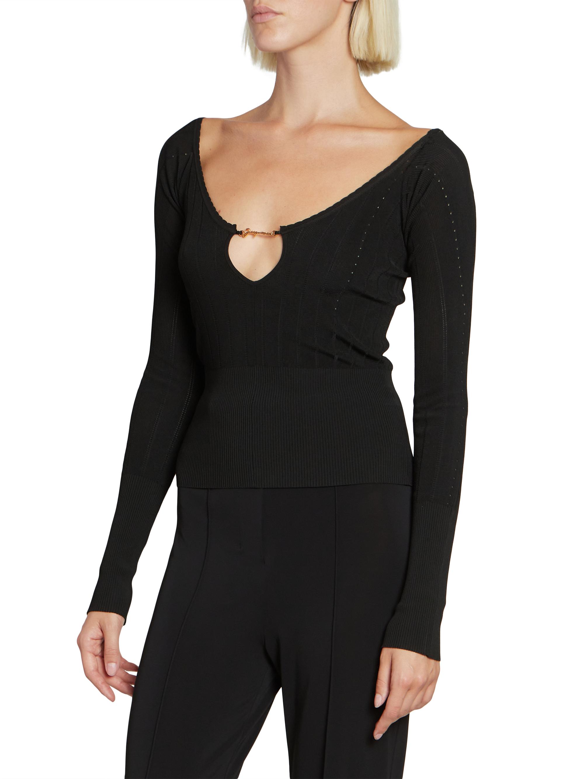 Jacquemus Pralu Logo Hardware Top | Saks Fifth Avenue