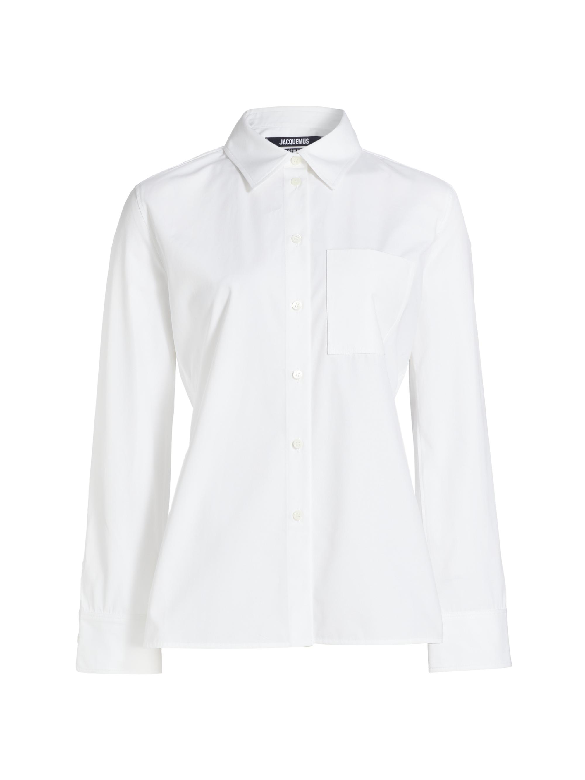 Jacquemus Women's La Chemise De Costume Shirt - White