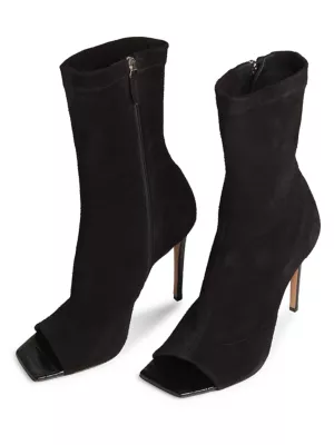 105mm Amanda Suede Ankle Boots
