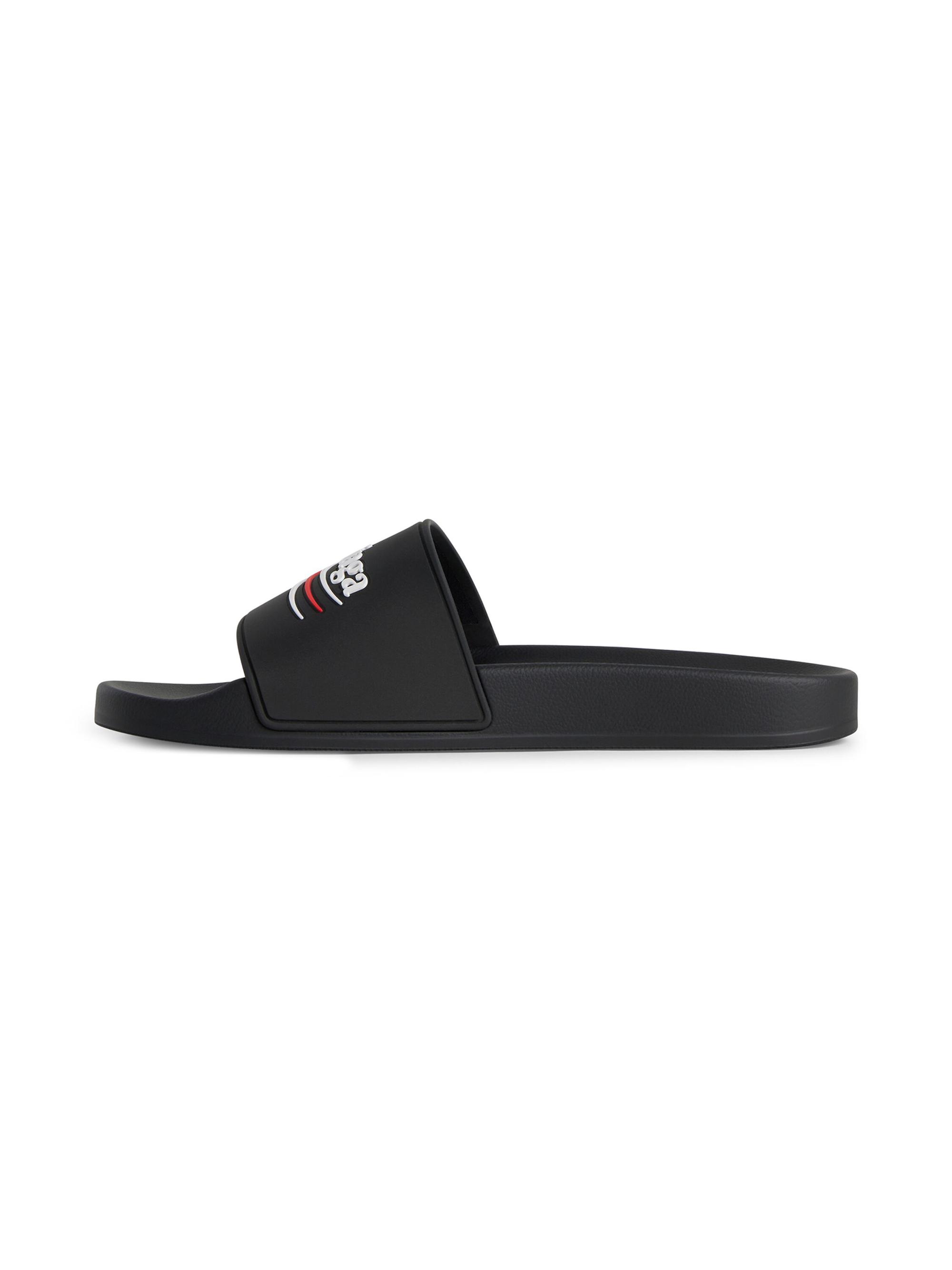 靴 Balenciaga logo-print rubber sliders 43 Balenciaga Pool Slide Sandals | Saks Fifth Avenue