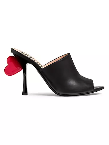 Sweetheart 88MM Leather Mules