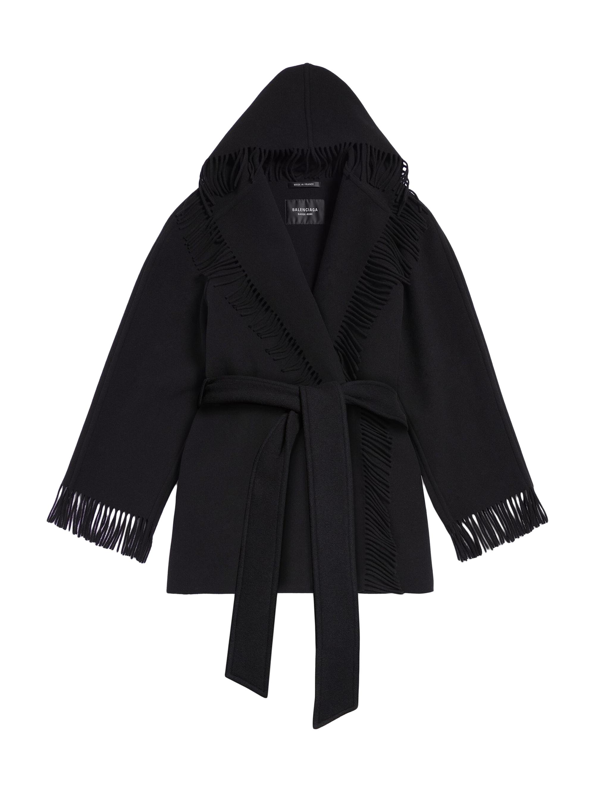 Balenciaga Women's Fringe Jacket - Black