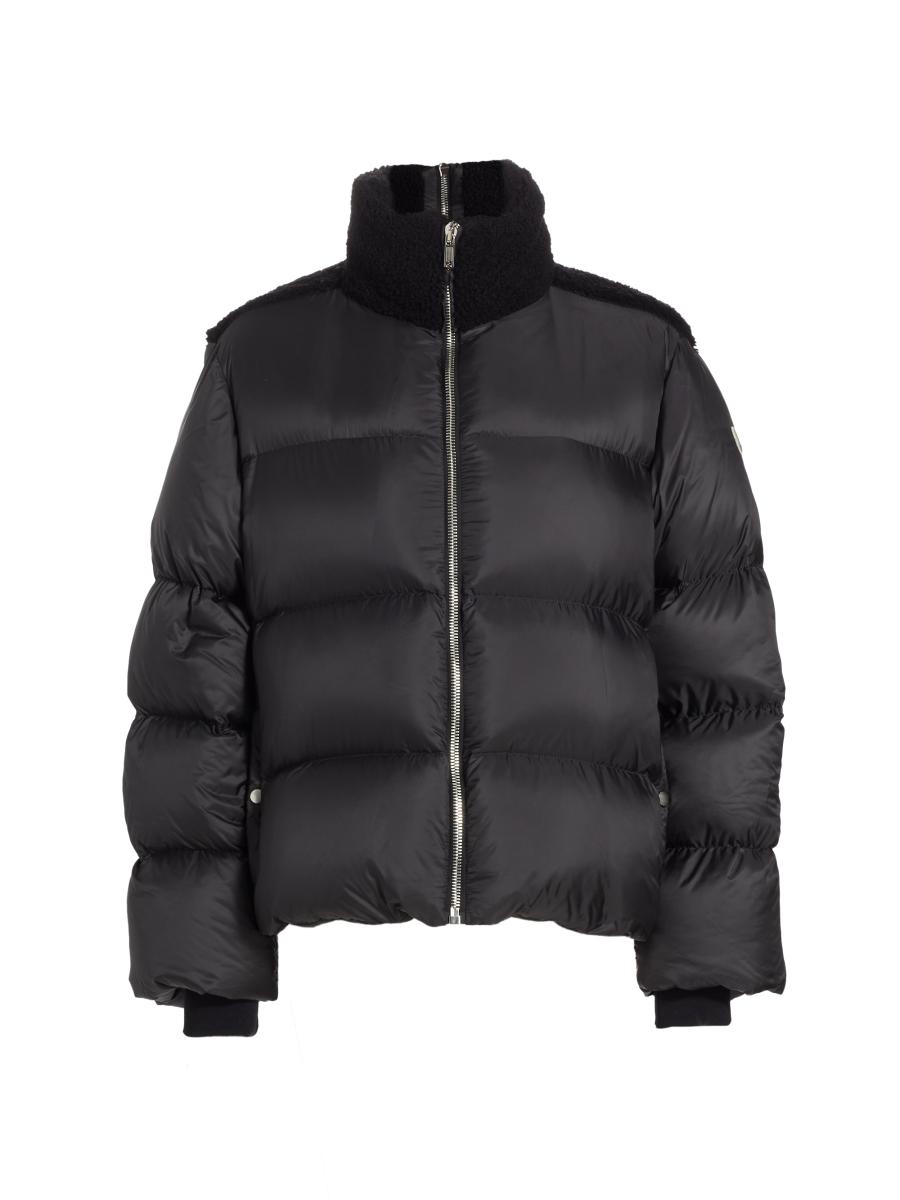RICK OWENS + Moncler Cyclopic Quilted Padded Shell Hooded