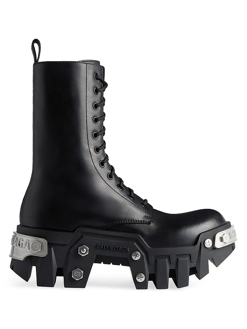 Shop Balenciaga Bulldozer Lace-Up Boots | Saks Fifth Avenue Shop Balenciaga Bulldozer Lace-Up Boots | Saks Fifth Avenue