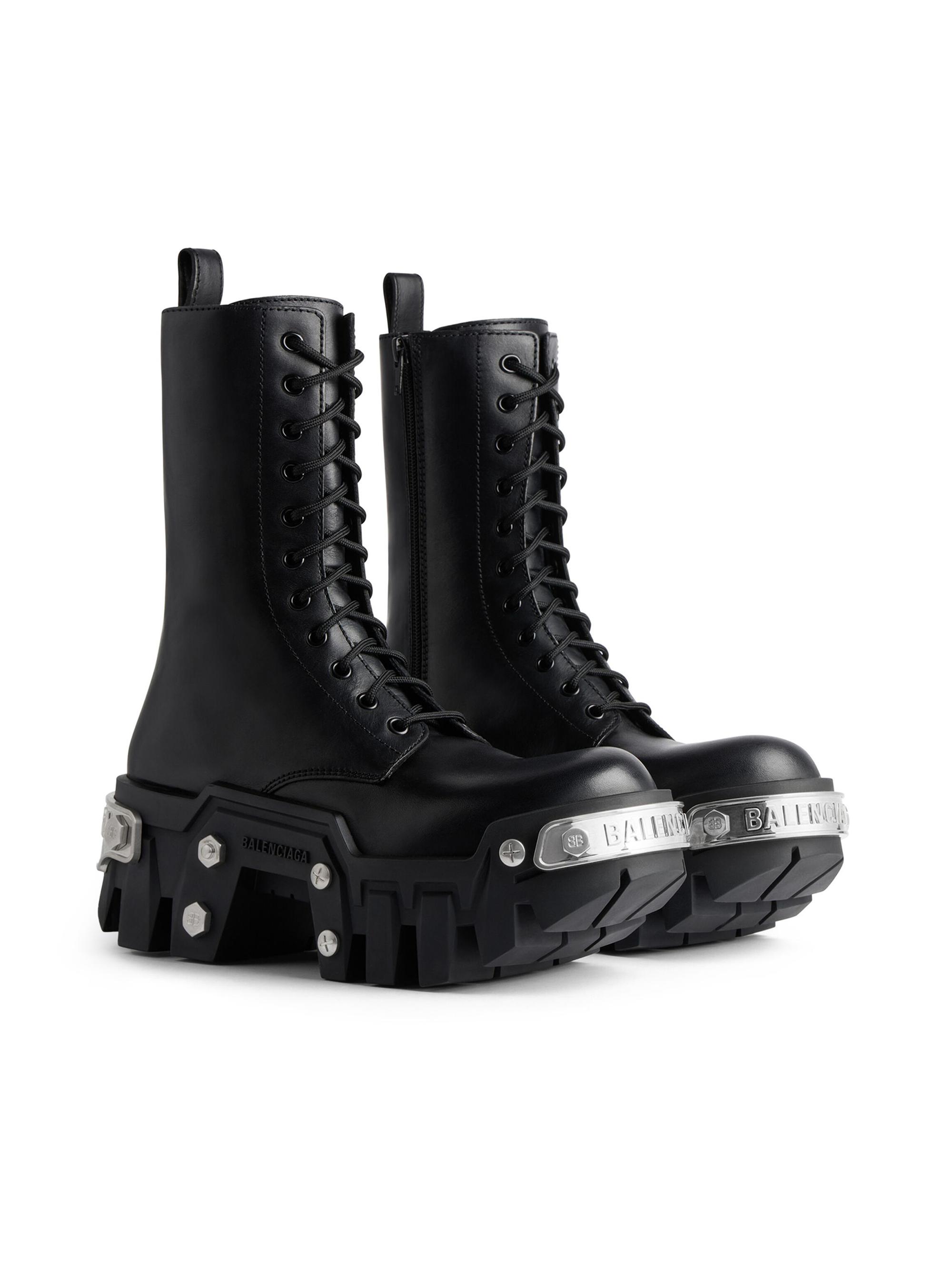 靴 BALENCIAGA SHORT BOOTS Balenciaga Bulldozer Lace-Up Boots | Saks Fifth Avenue