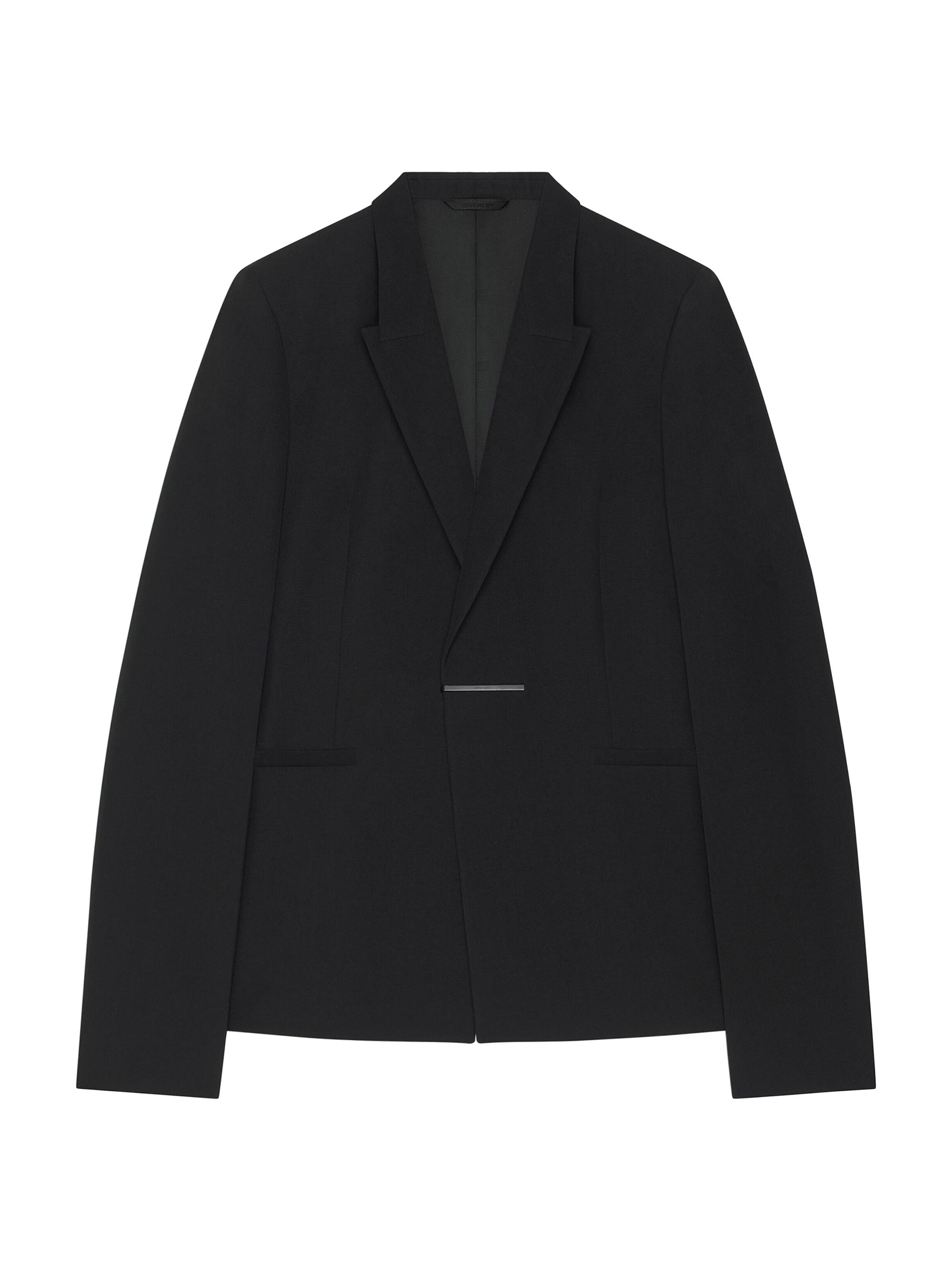 Givenchy Men's Slim Fit Jacket In Wool - Black