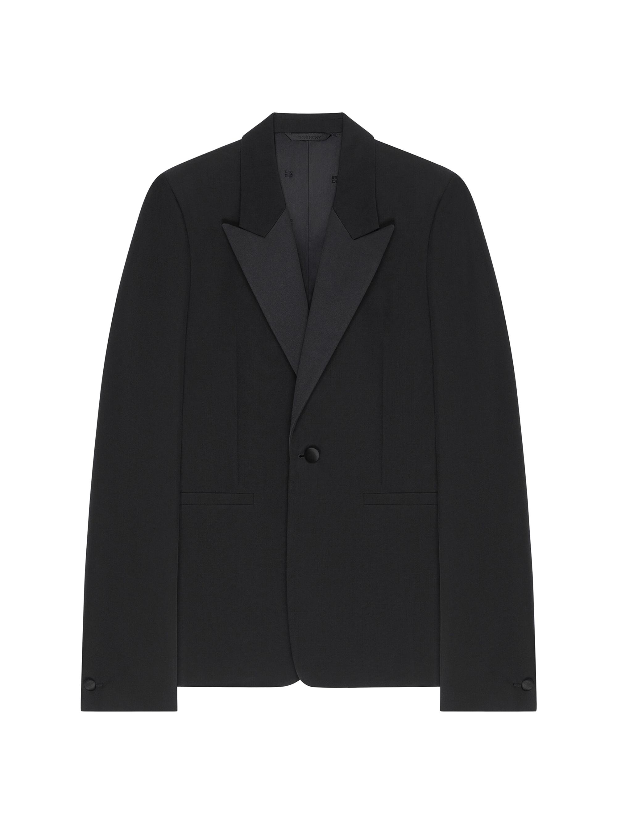 Givenchy Men's Slim Fit Jacket In Wool - Black