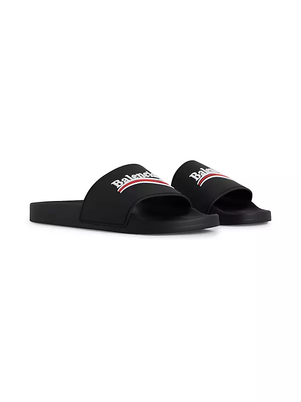 Shop Balenciaga Pool Slide Sandals | Saks Fifth Avenue