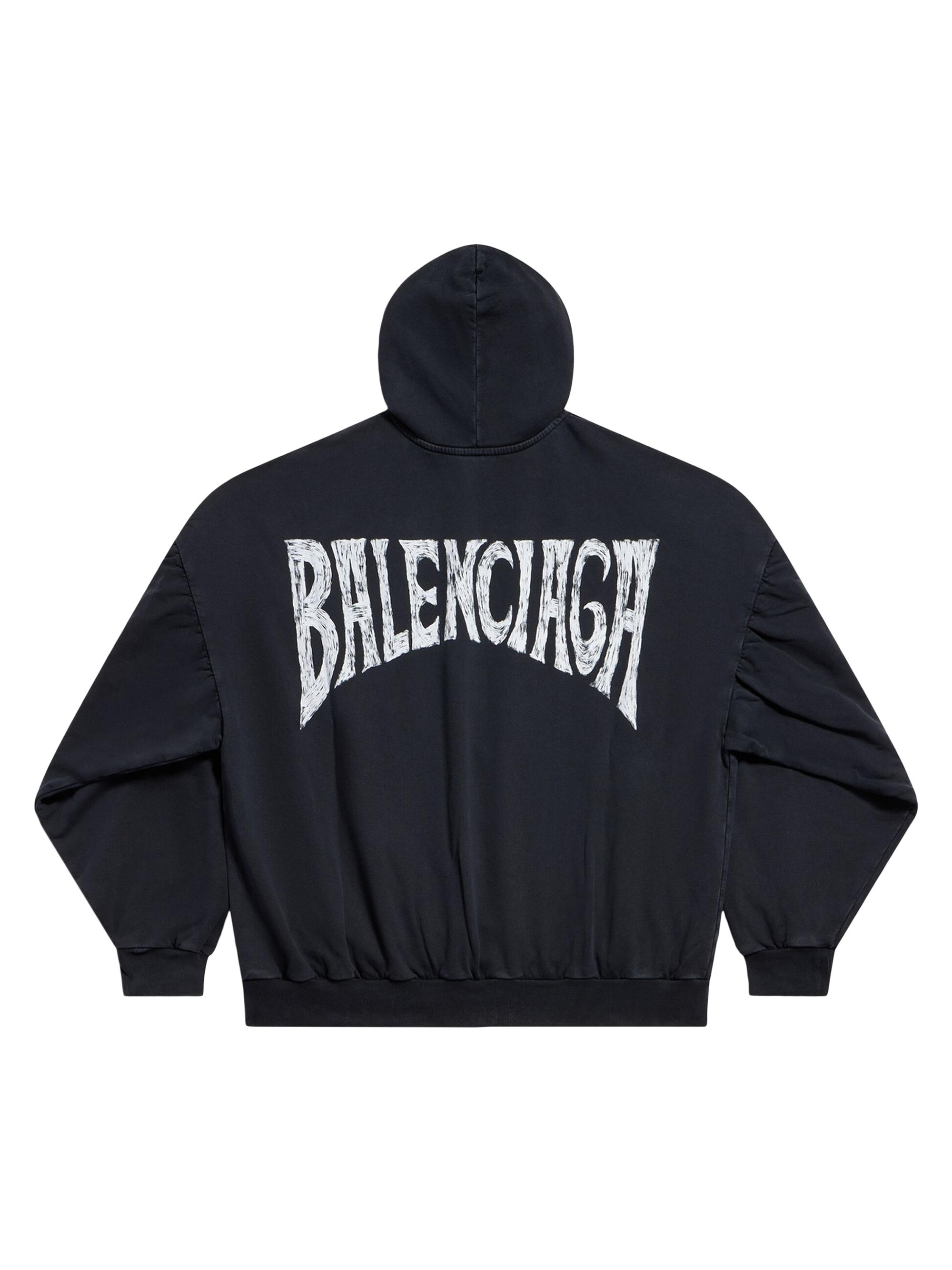 Shop Balenciaga Paris Tropical Round Hoodie Oversized | Saks Fifth 