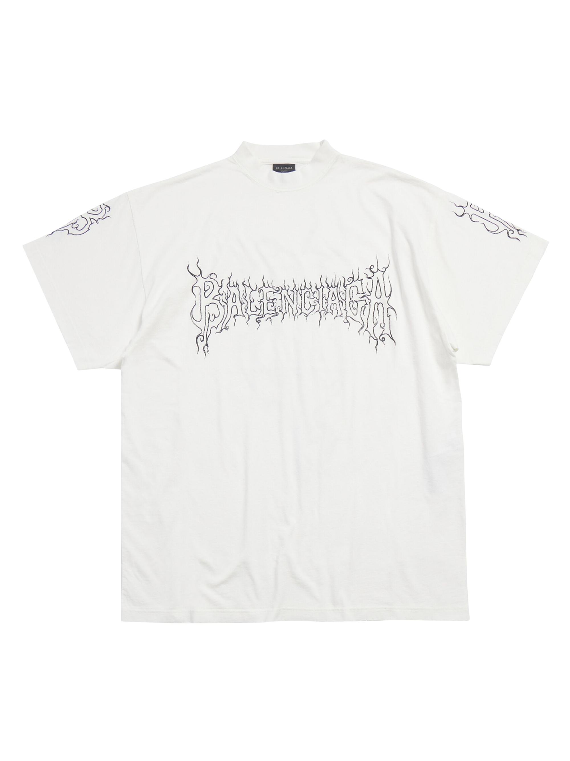 BALENCIAGA tシャツ Balenciaga x Alipay Logo T-shirt 'Black White' 787349TRVY91000