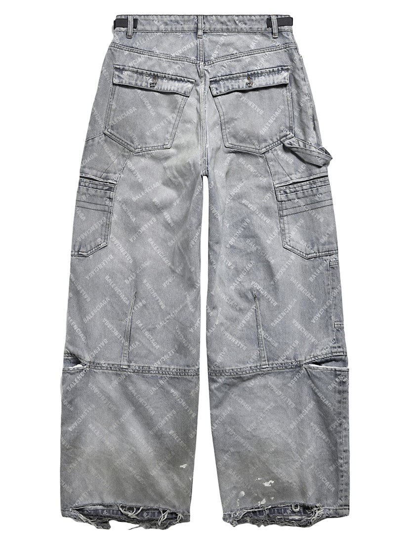 Shop Balenciaga Bal Diagonal Allover Cargo Pants | Saks Shop Balenciaga Bal Diagonal Allover Cargo Pants | Saks