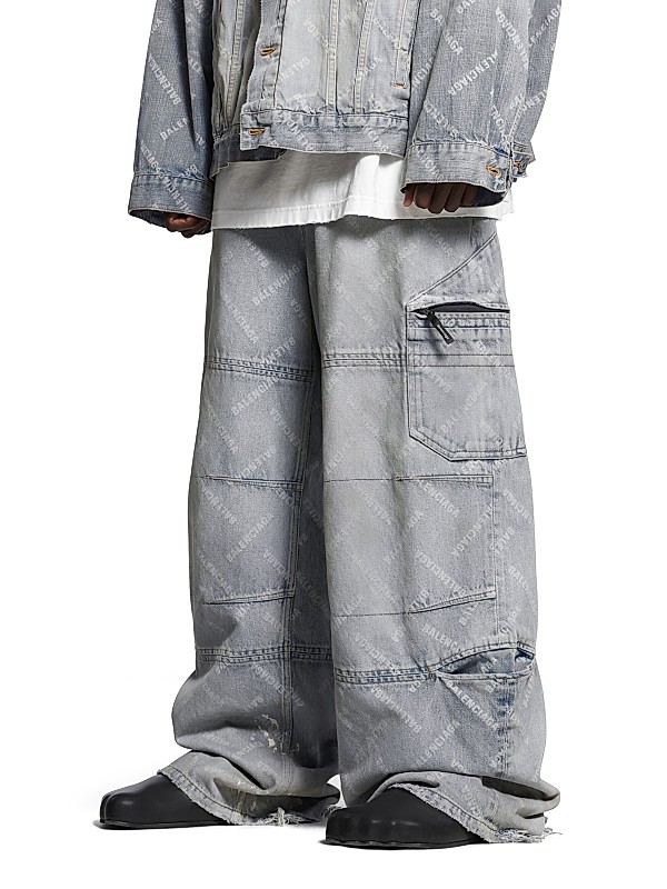 Shop Balenciaga Bal Diagonal Allover Cargo Pants | Saks Shop Balenciaga Bal Diagonal Allover Cargo Pants | Saks