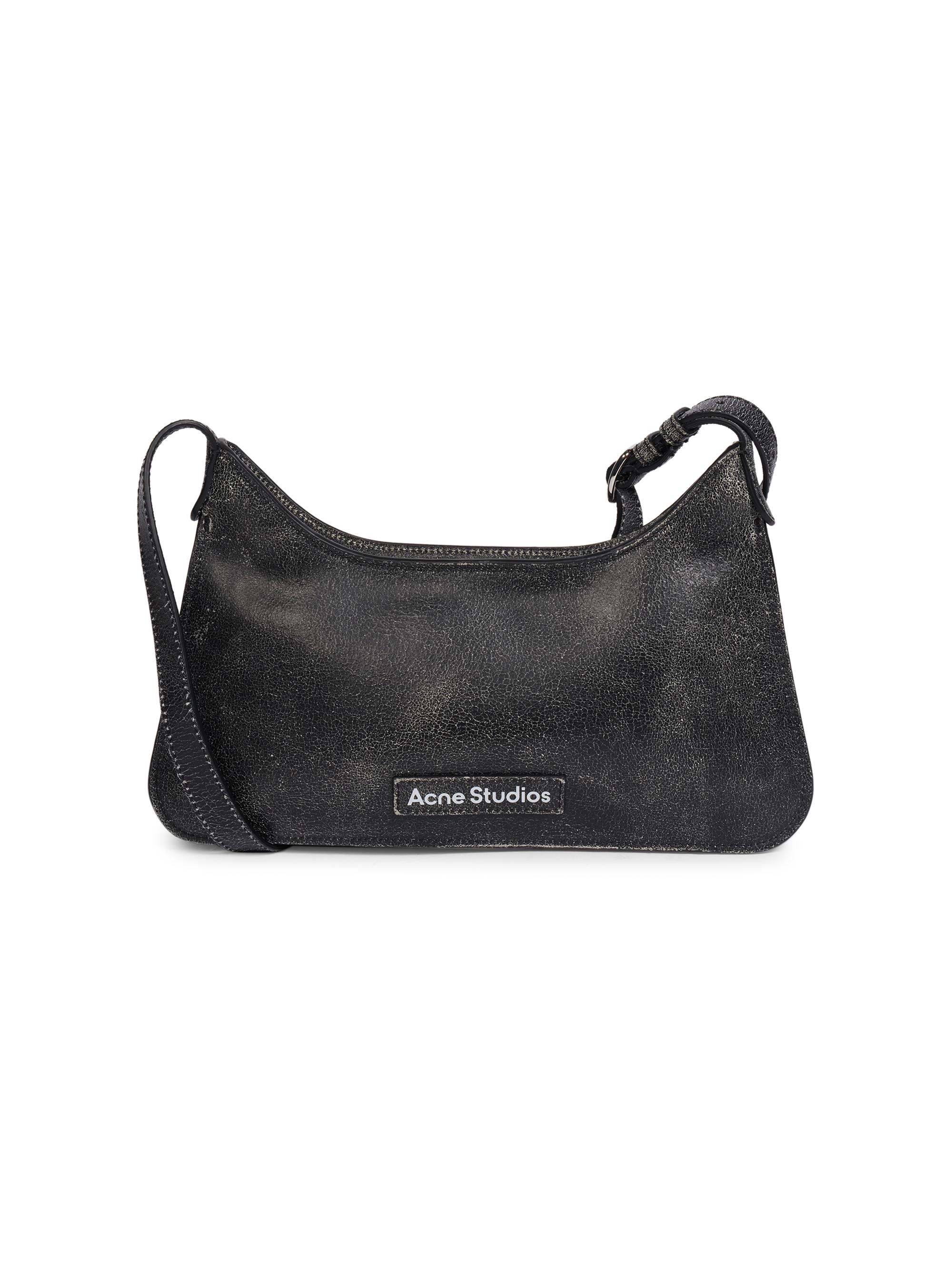 バッグ ACNE STUDIOS shoulder bag Acne Studios Mini Platt Crackle Leather Shoulder Bag | Saks