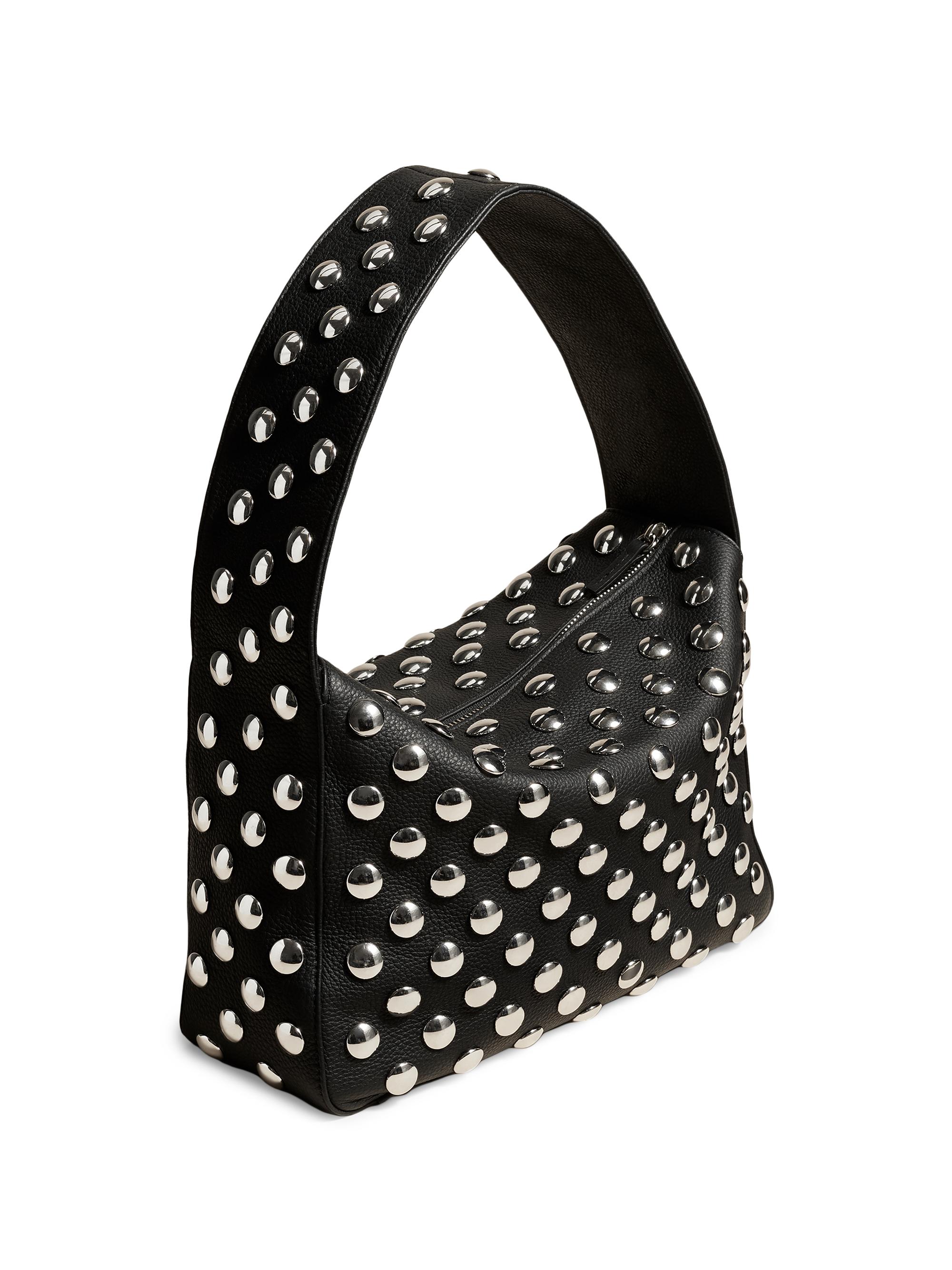 Khaite Elena Studded Leather Box Shoulder Bag | Saks Fifth Avenue