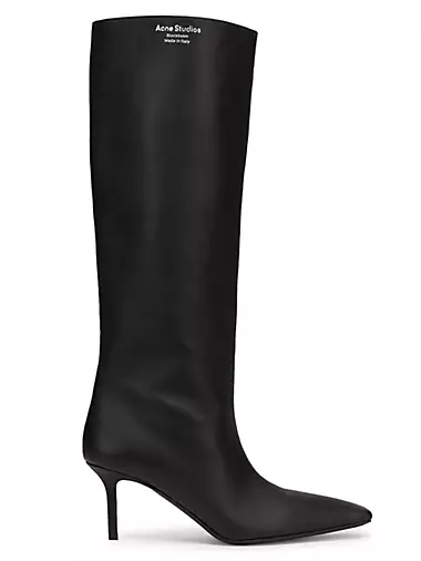 Bezither Leather Knee-High Boots