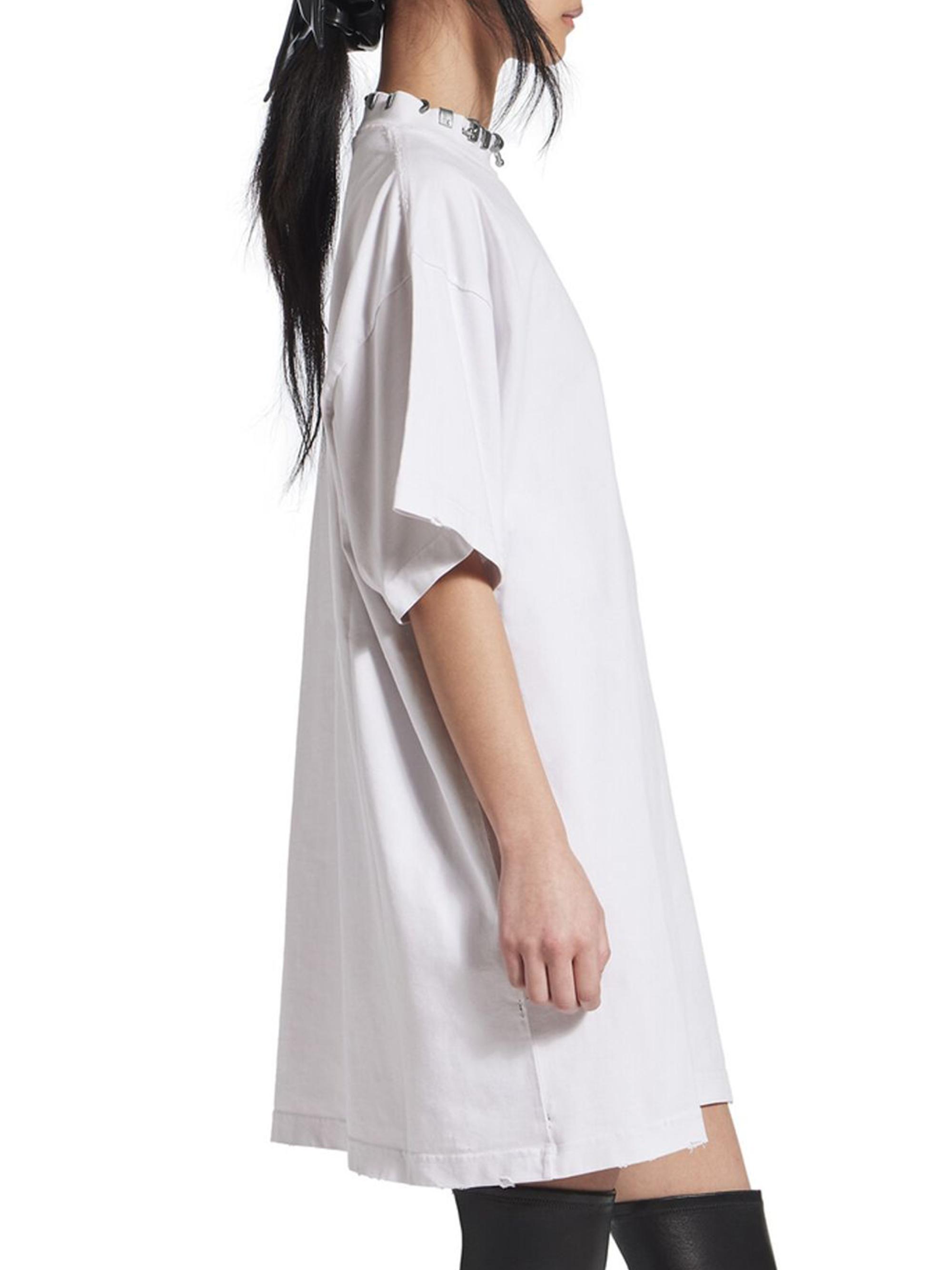 BALENCIAGA＊PIERCED T-SHIRT ヴィンテージ Tシャツ Pierced T-shirt Oversized in Black | Balenciaga US