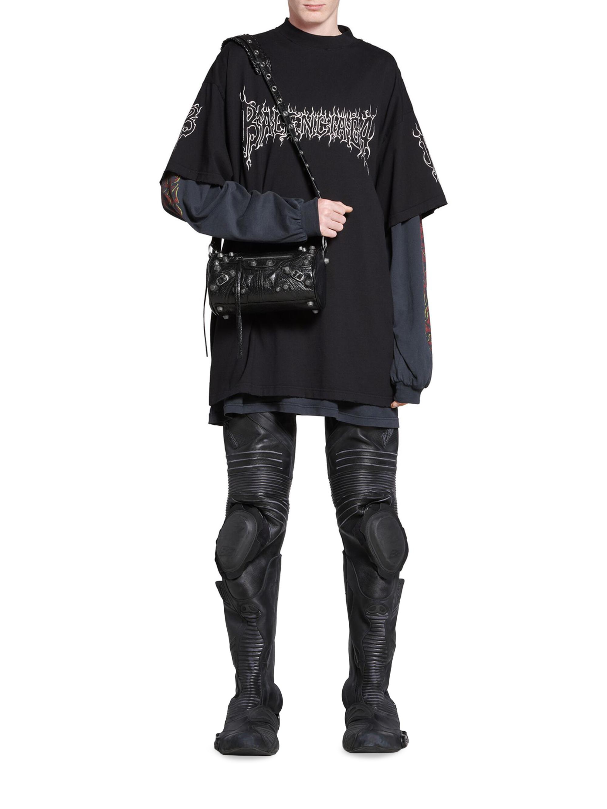 バッグ BALENCIAGA cylinder bag le cagole Balenciaga Men's Le Cagole Cylinder Bag | Neiman Marcus