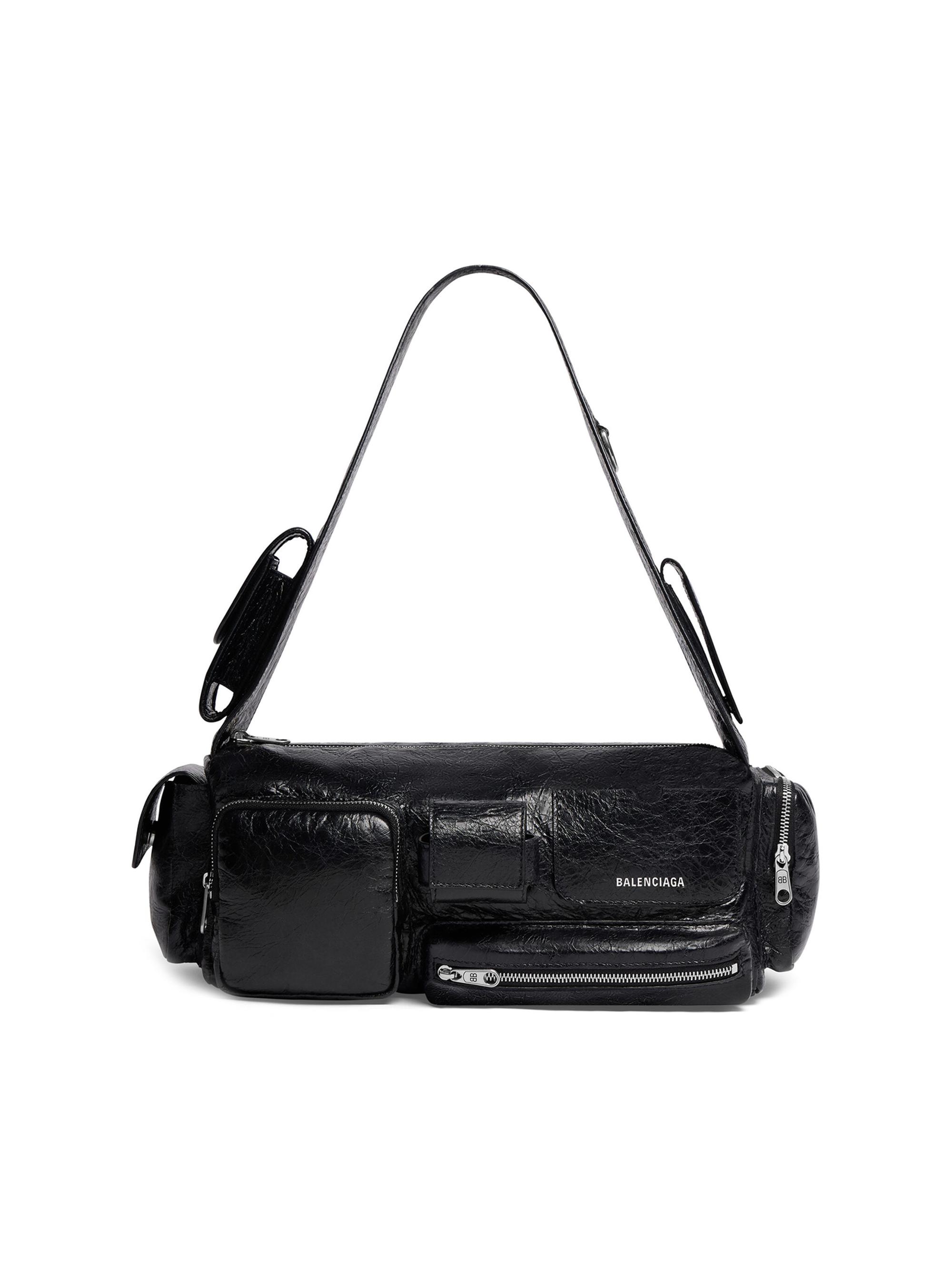 Balenciaga Men's Superbusy Small Sling Bag - Black