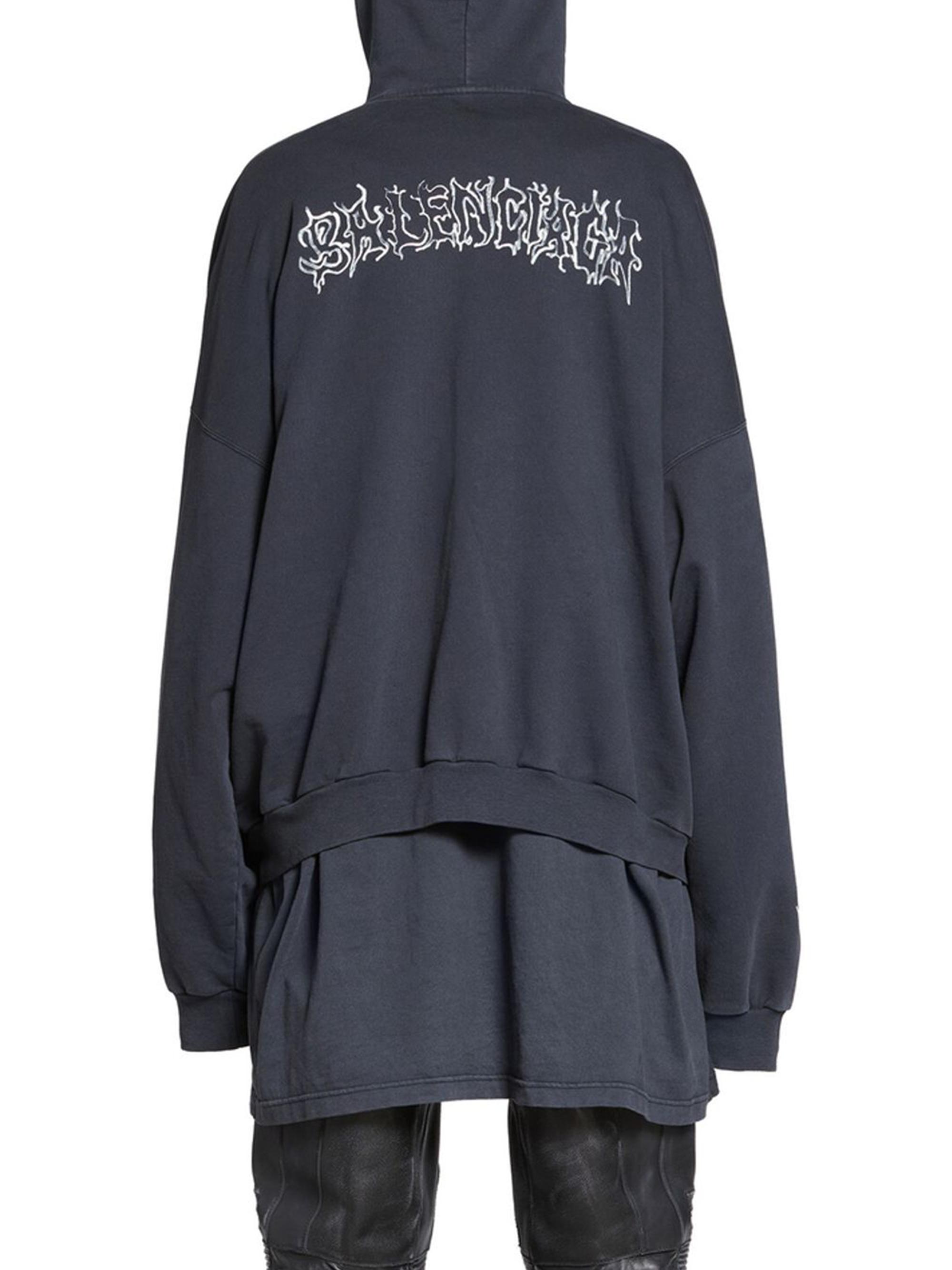 Balenciaga Diy Metal Outline Hoodie Oversized | Saks Fifth Avenue