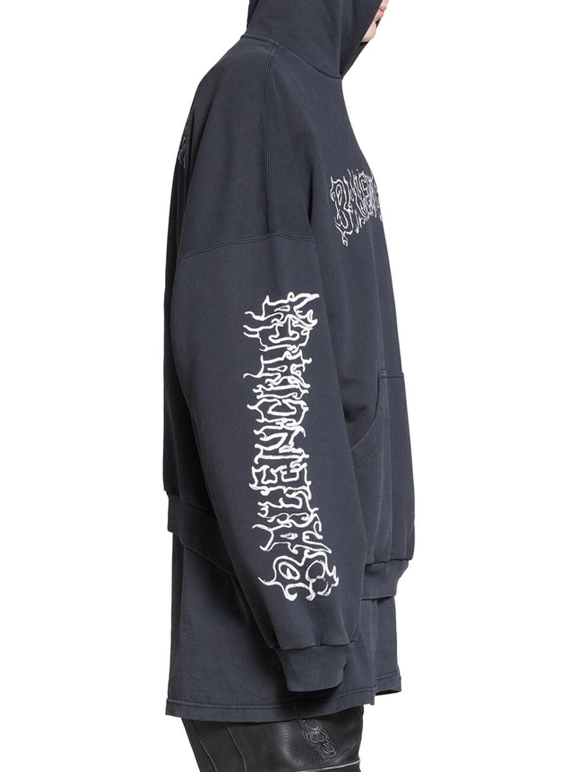 Balenciaga Diy Metal Outline Hoodie Oversized | Saks Fifth Avenue