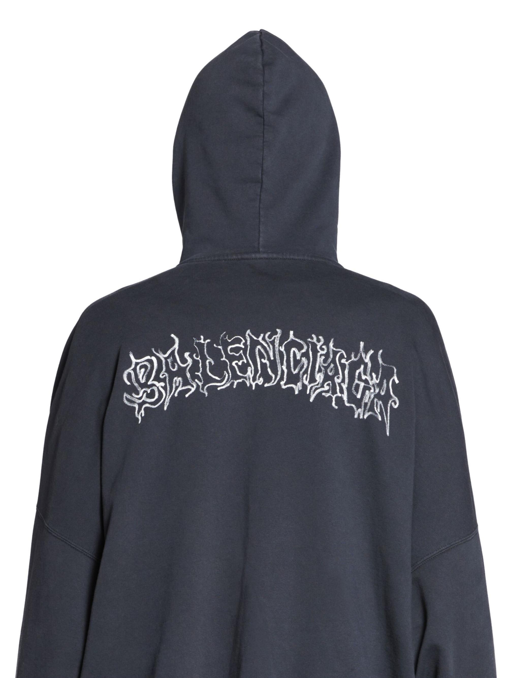Balenciaga Diy Metal Outline Hoodie Oversized | Saks Fifth Avenue