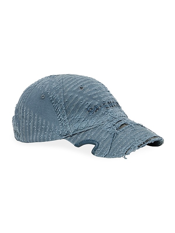 Shop Balenciaga Laser Destroyed Cap | Saks Fifth Avenue Shop Balenciaga Laser Destroyed Cap | Saks Fifth Avenue