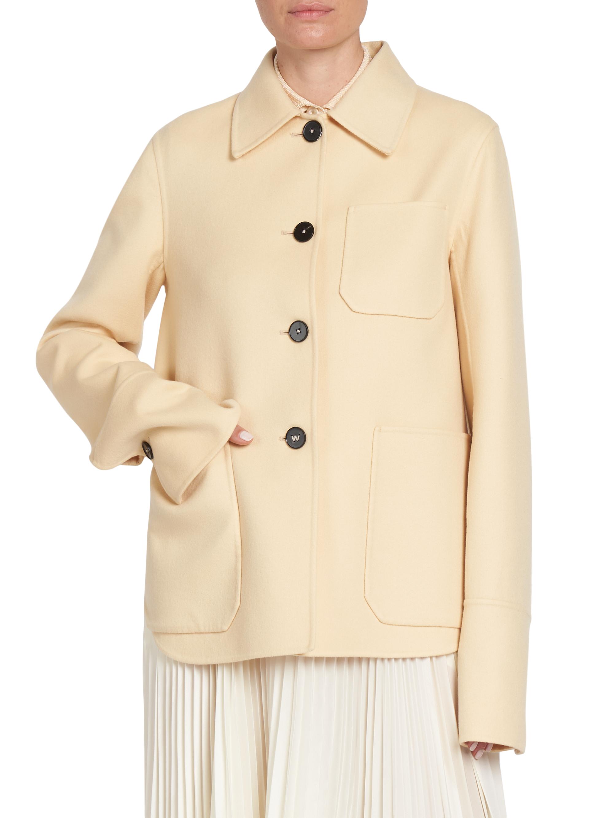 Jil Sander Cashmere Shirt Jacket | Saks Fifth Avenue