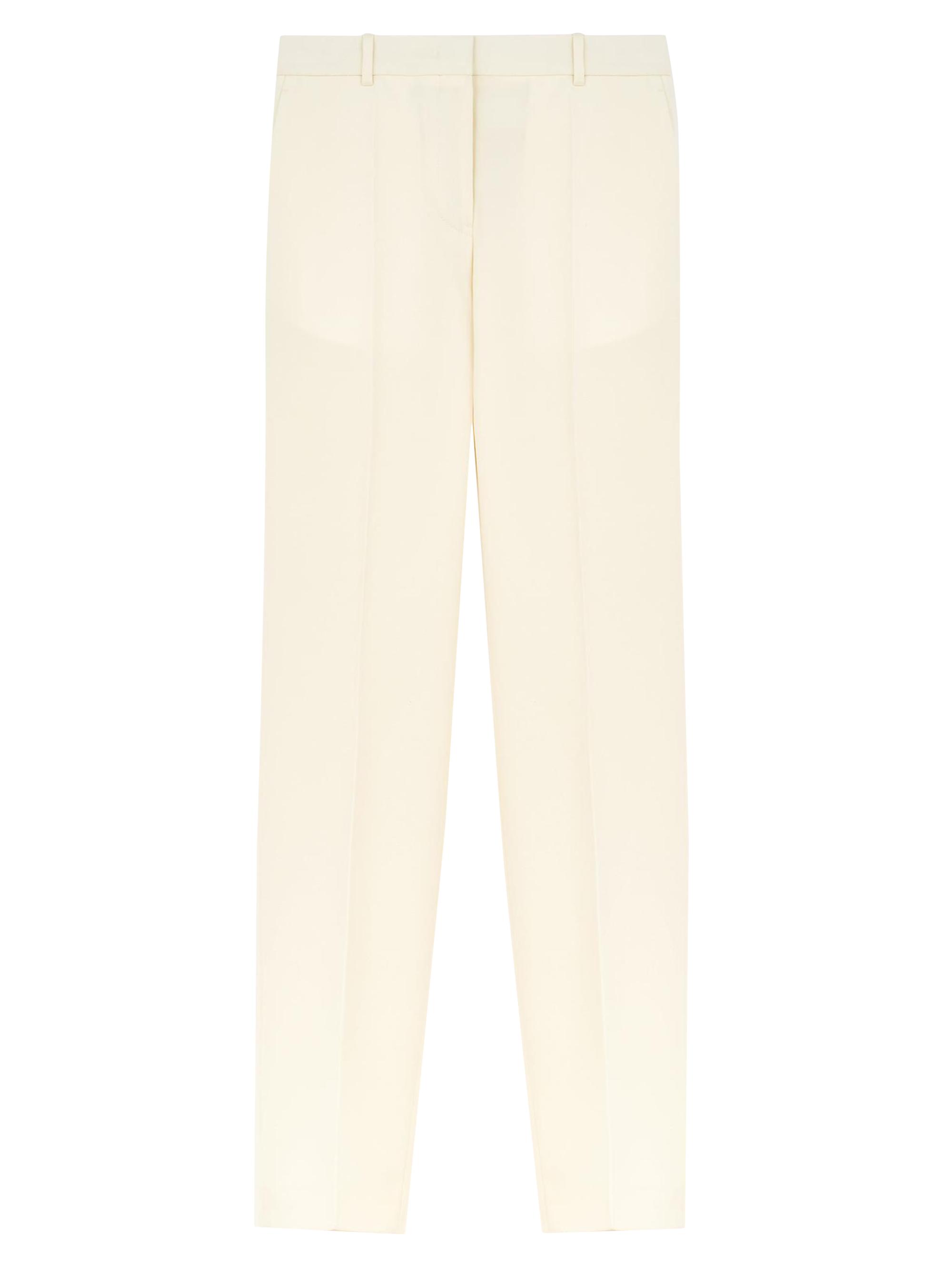 Jil Sander Women's Tailored Wool Trousers - Ecru