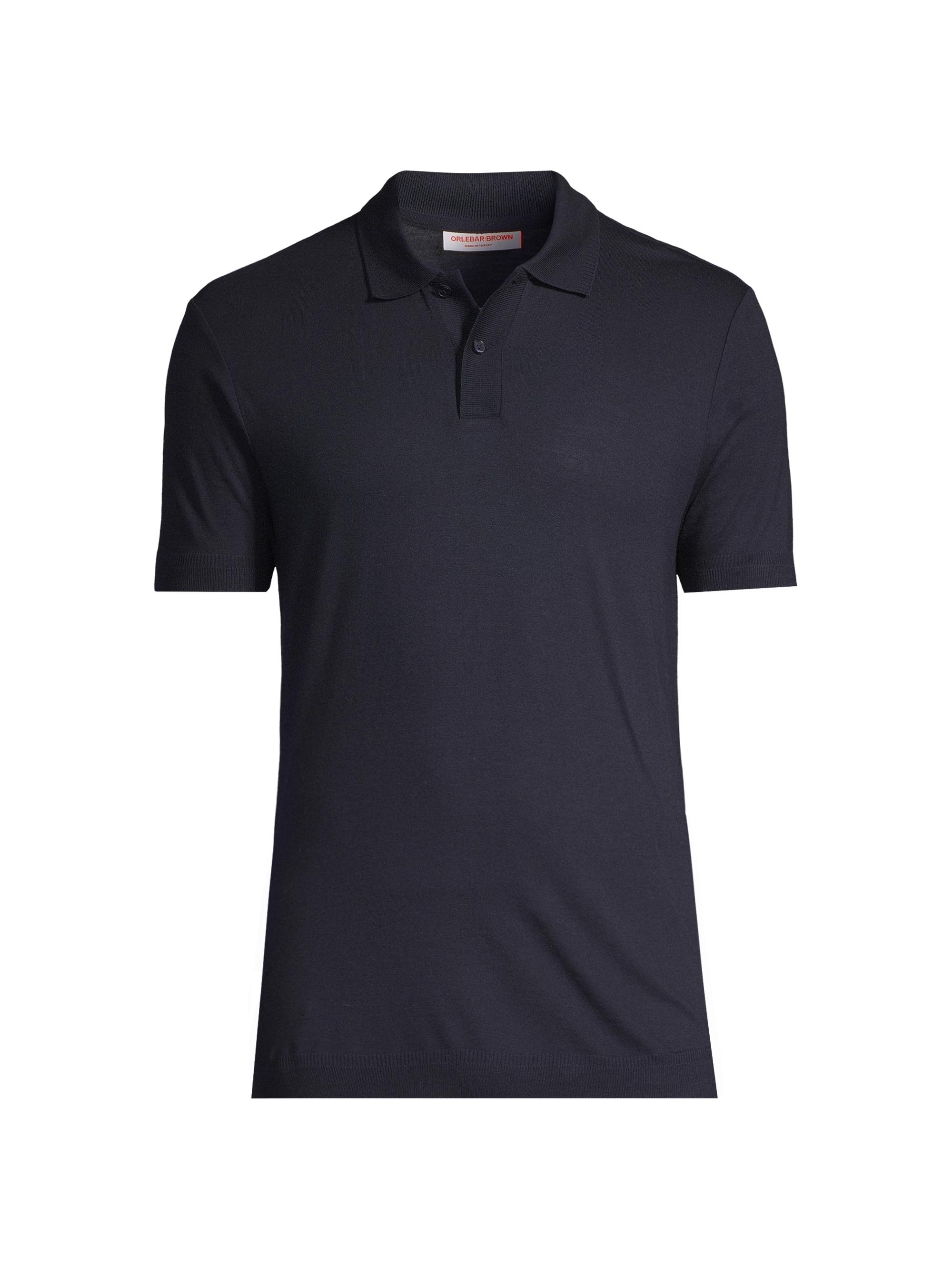 Orlebar Brown Men's Jarrett Knit Polo Shirt - Night Iris