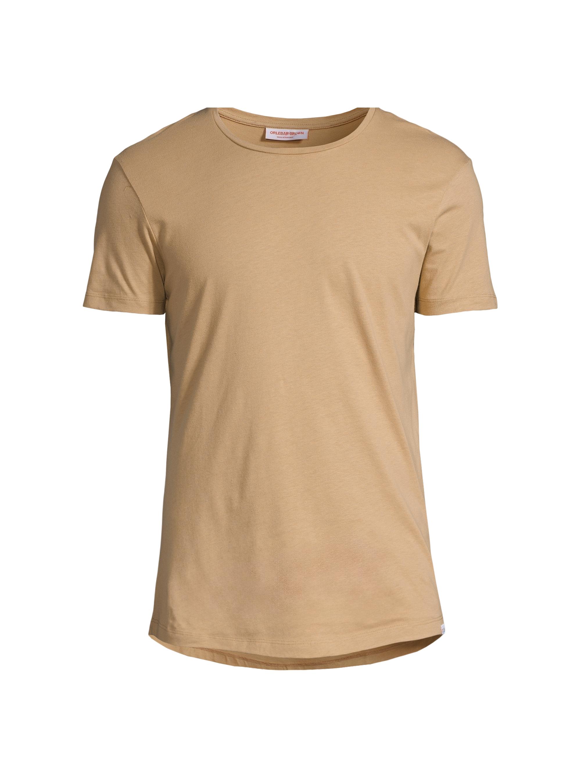 Orlebar Brown Men's Cotton-Blend Crewneck T-Shirt - Biscuit