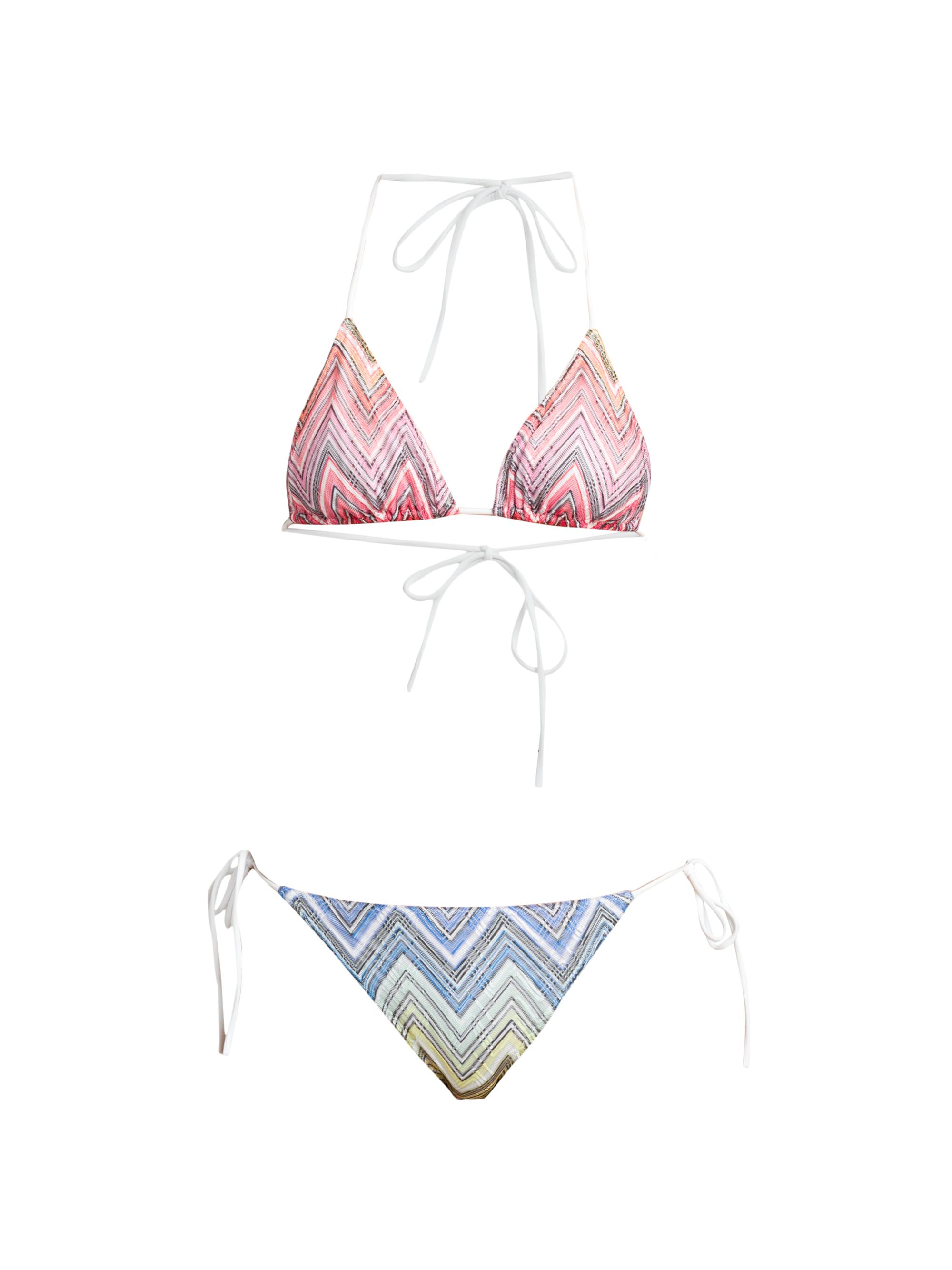 Missoni Women's Zigzag Triangle Bikini Set - Multicolor Chevron
