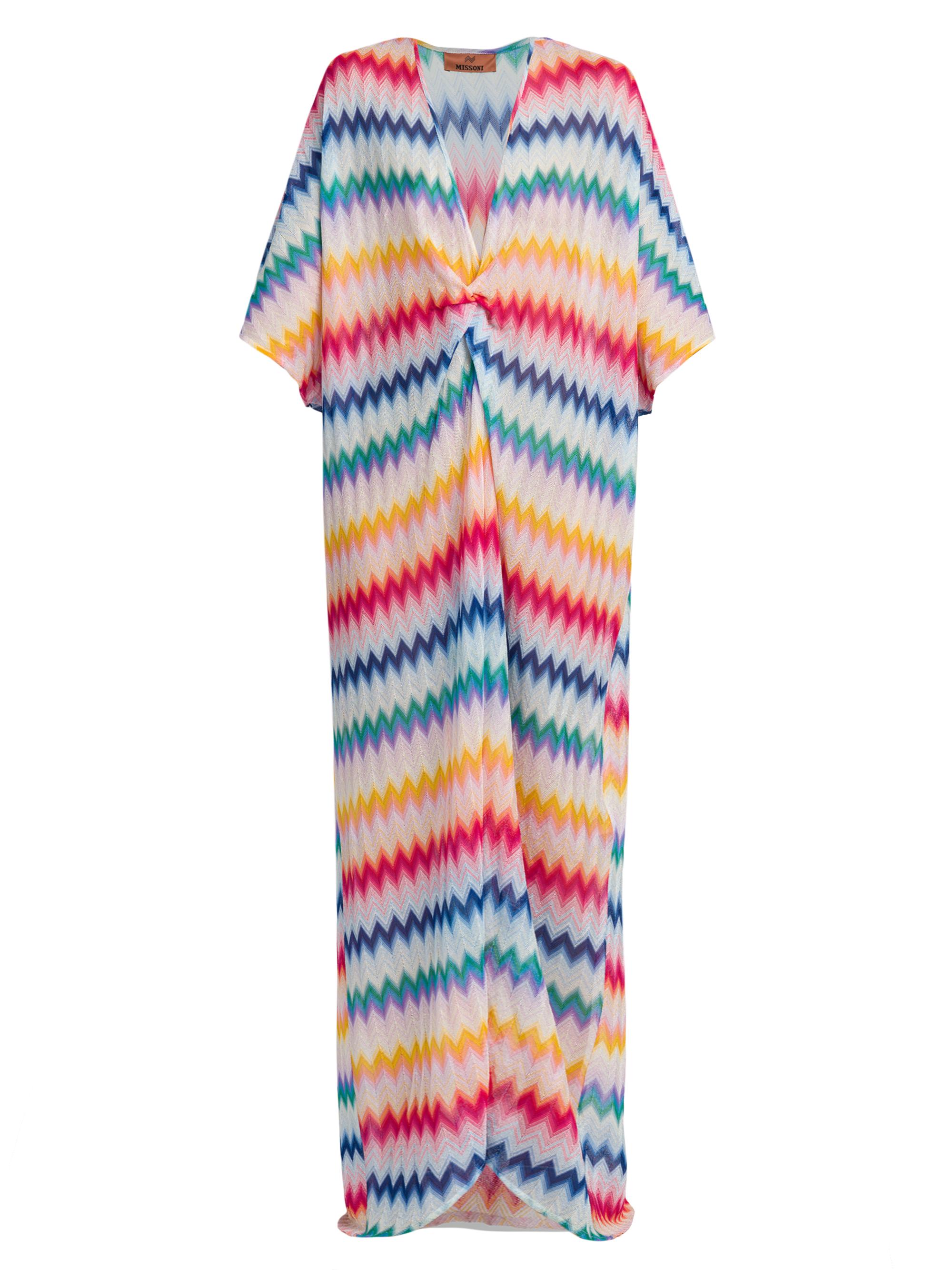 Missoni Women's Zigzag Floor-Length Cover-Up - Multicolor White Base