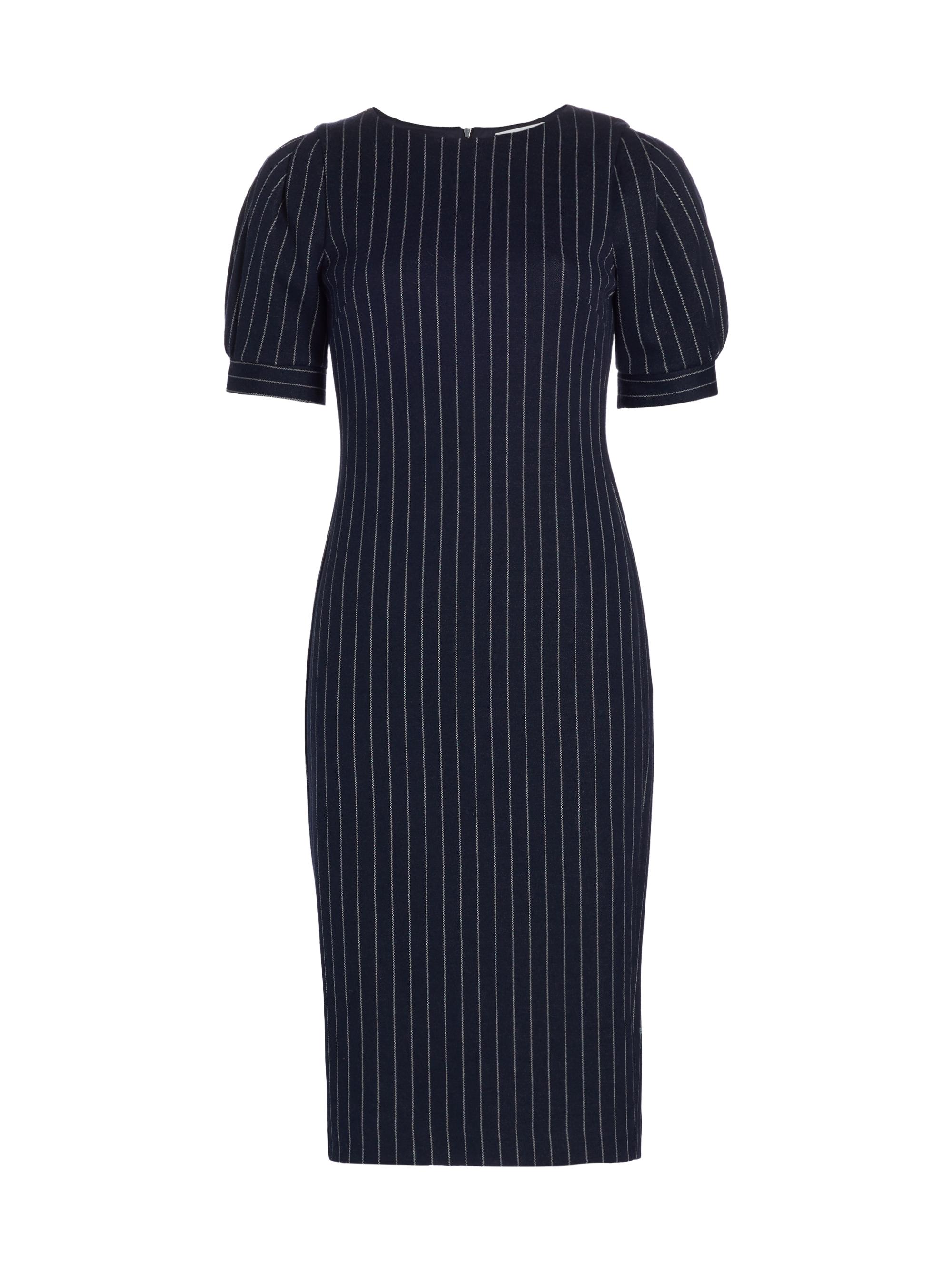 Max Mara Women's Tunica Pinstripe Sheath Dress - Ultramarine