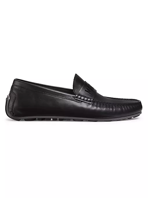 Moschino - Leather Driving Loafers