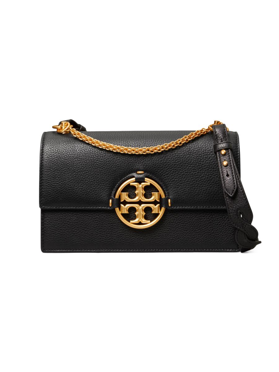 Tory Burch Miller Pebbled Leather Crossbody Bag | Saks Fifth Avenue