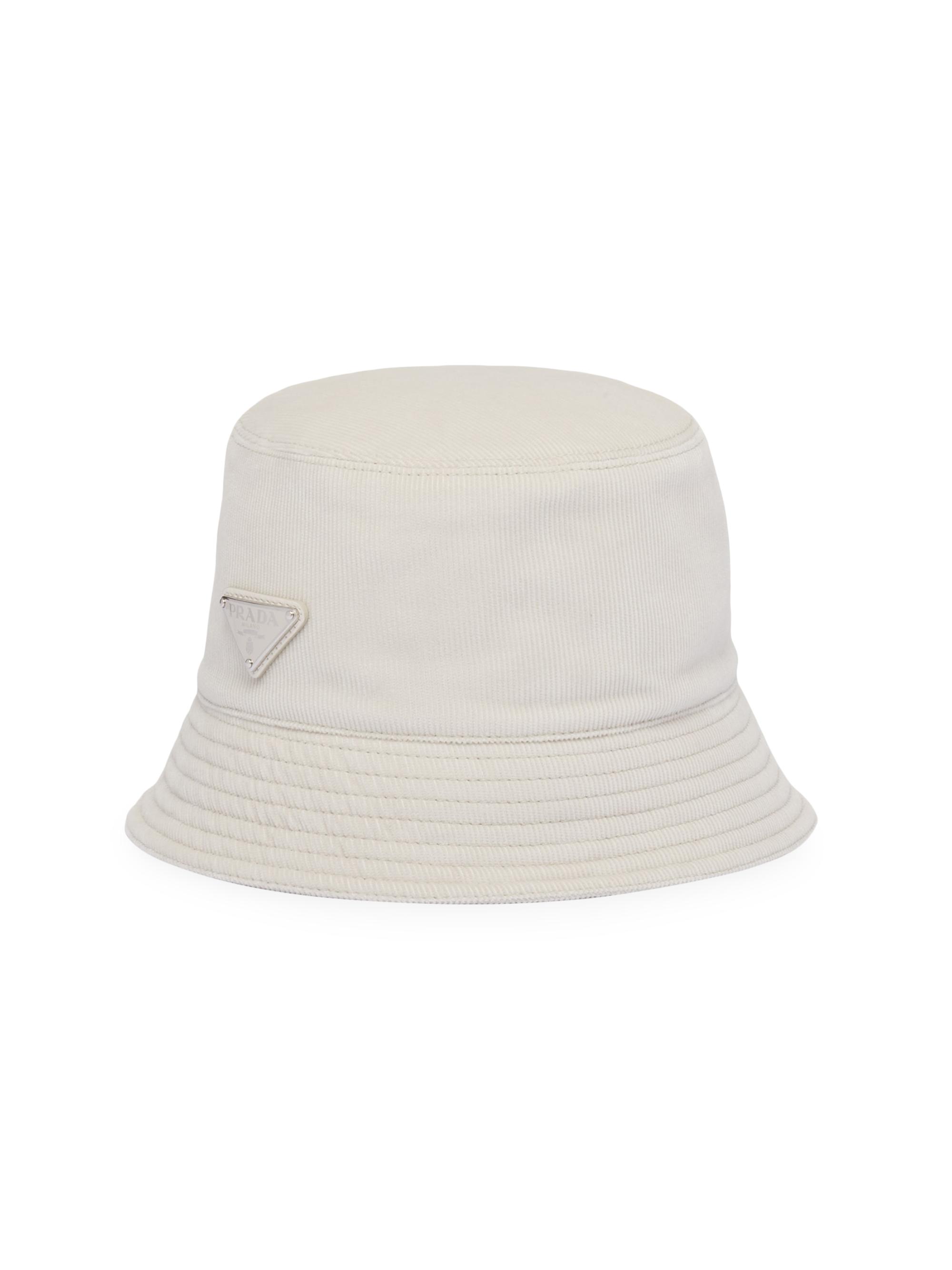 Prada Men's Corduroy Bucket Hat - Black