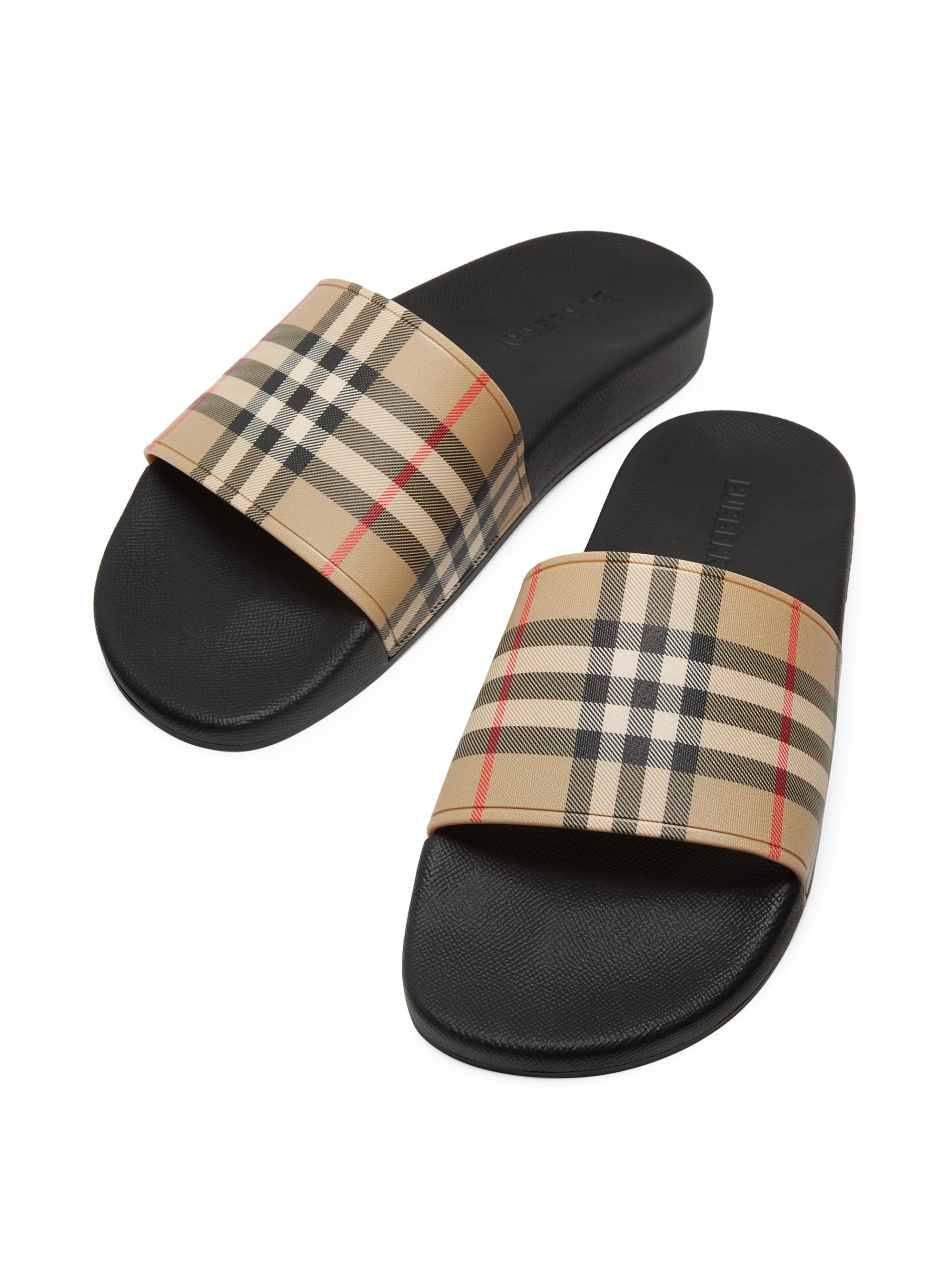 サンダル BURBERRY メンズ デザイナー サンダル | Burberry® 公式サイト