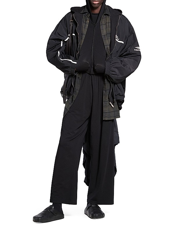 Shop Balenciaga 3B Sports Icon Layered Tracksuit Jacket Shop Balenciaga 3B Sports Icon Layered Tracksuit Jacket
