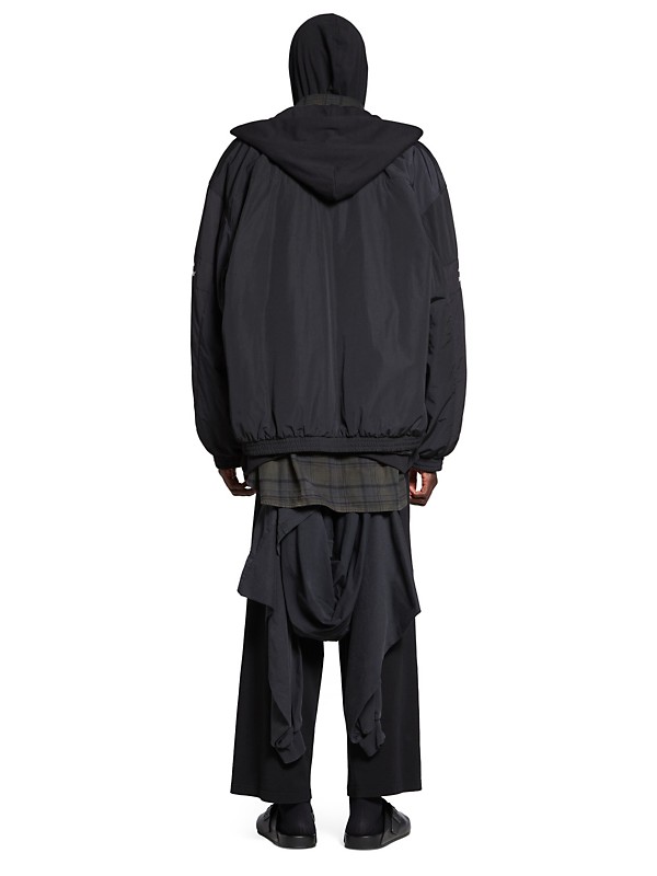 Shop Balenciaga 3B Sports Icon Layered Tracksuit Jacket Shop Balenciaga 3B Sports Icon Layered Tracksuit Jacket