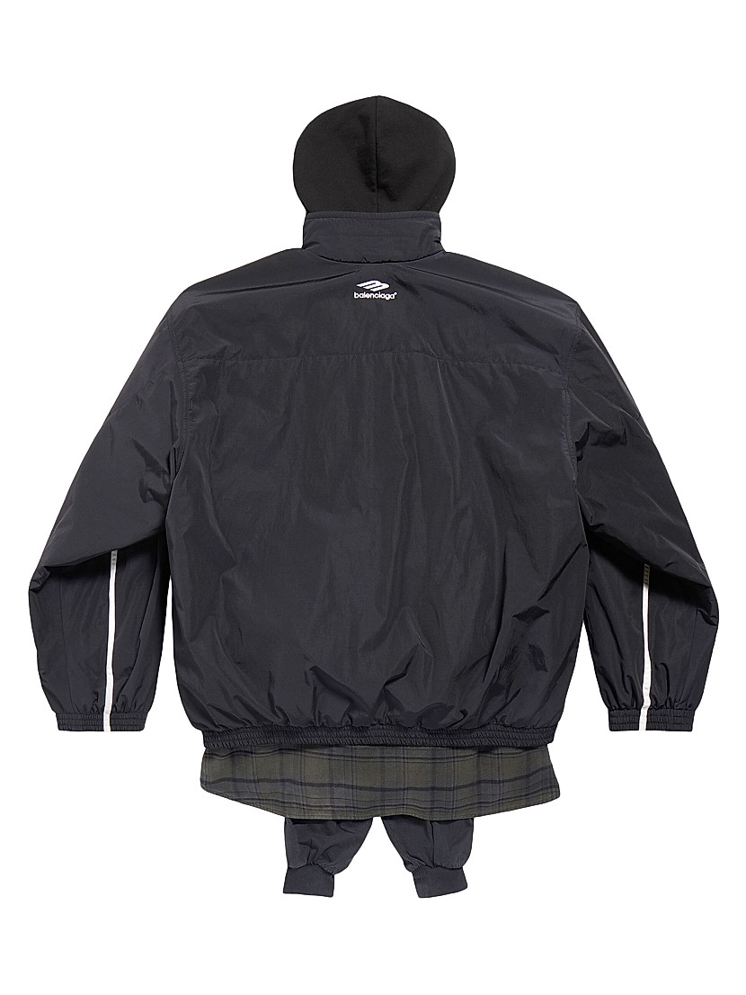 Shop Balenciaga 3B Sports Icon Layered Tracksuit Jacket Shop Balenciaga 3B Sports Icon Layered Tracksuit Jacket