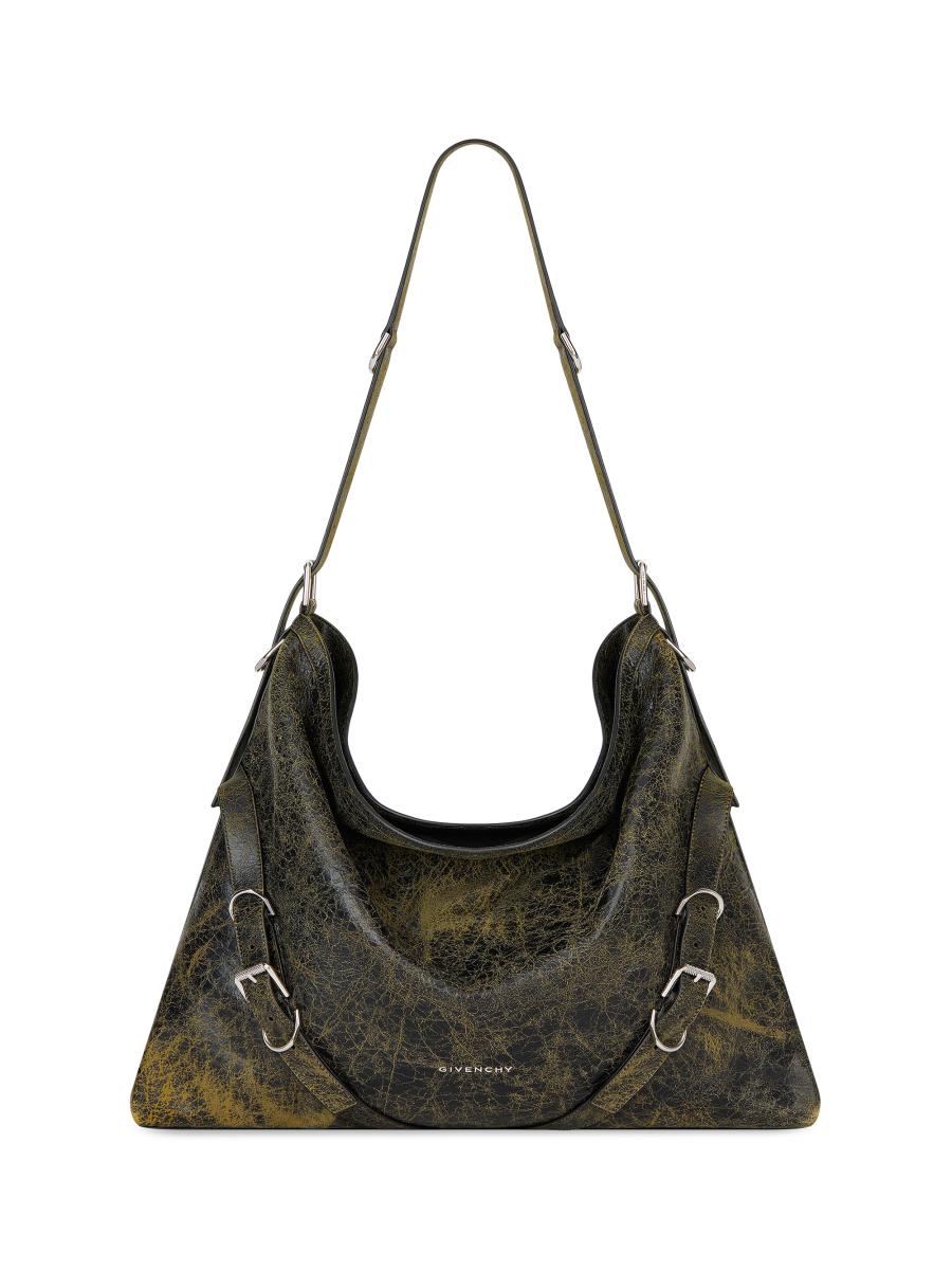 Givenchy Large Voyou Bag in Crackled Leather | Saks Fifth Avenue