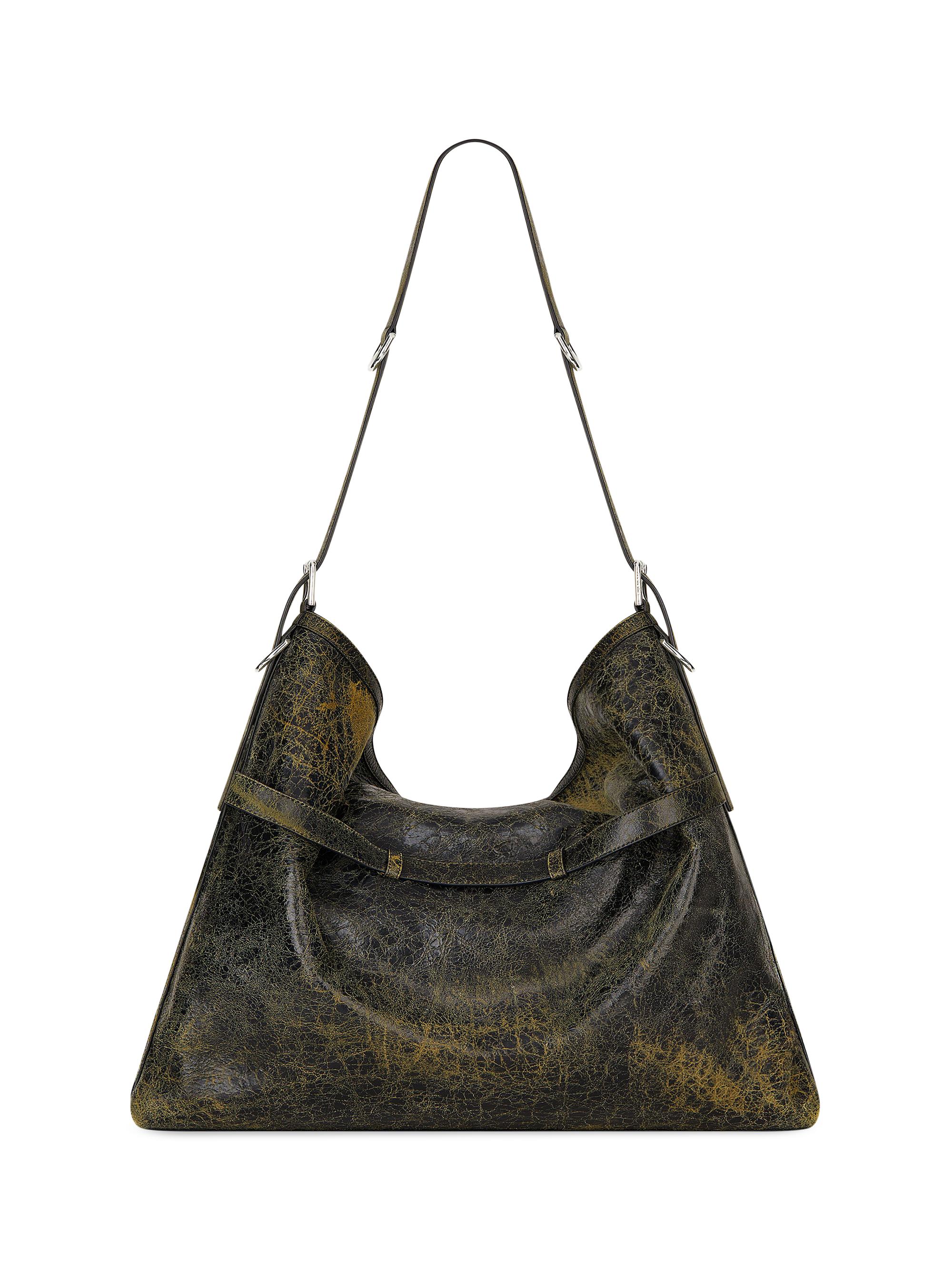 Givenchy Large Voyou Bag in Crackled Leather | Saks Fifth Avenue
